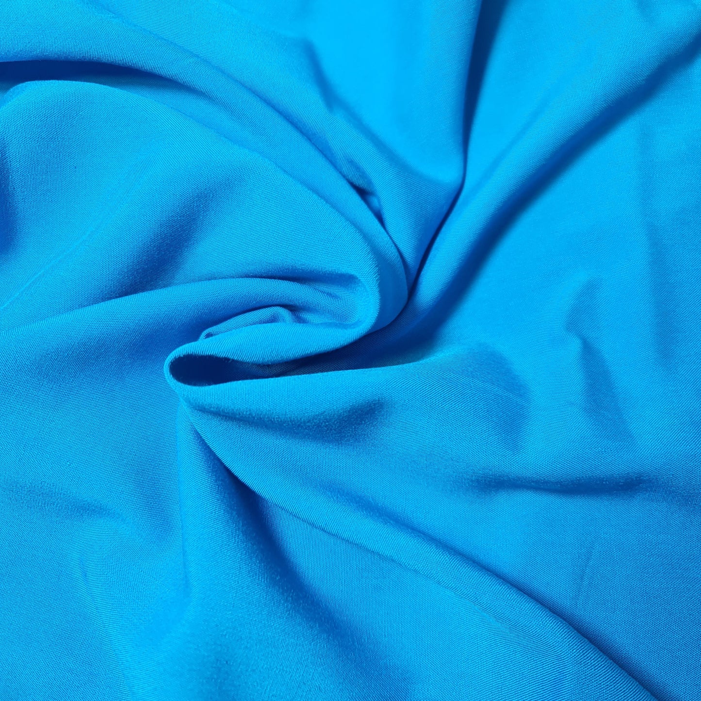 AIRFORCE BLUE PLAIN VISCOSE CHALLIS FABRIC SOFT NON STRETCH DRESS CRAFT MATERIAL 58" BY METER