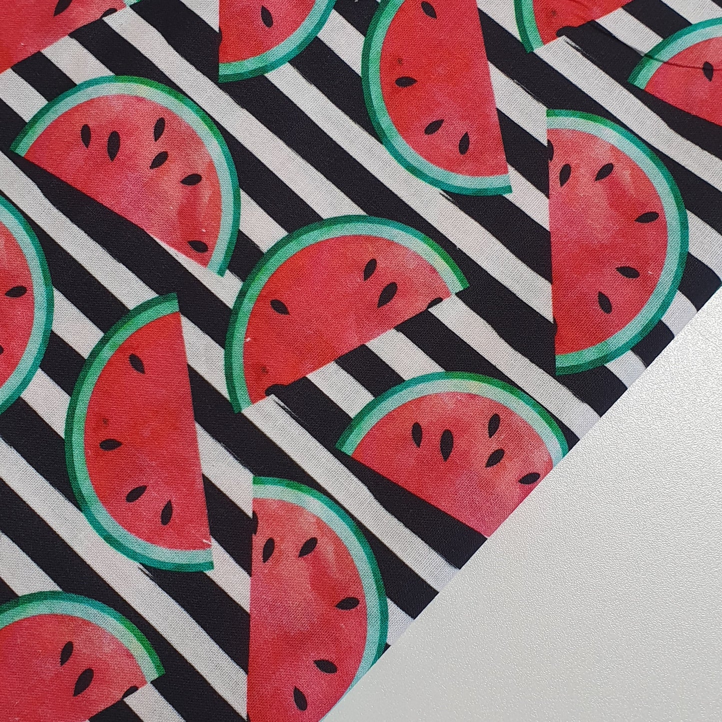 Deliciously Sweet 100% Cotton Fabric: Treats, Fruits & Macarons - 44” Wide for Quilting (Watermelon Season)