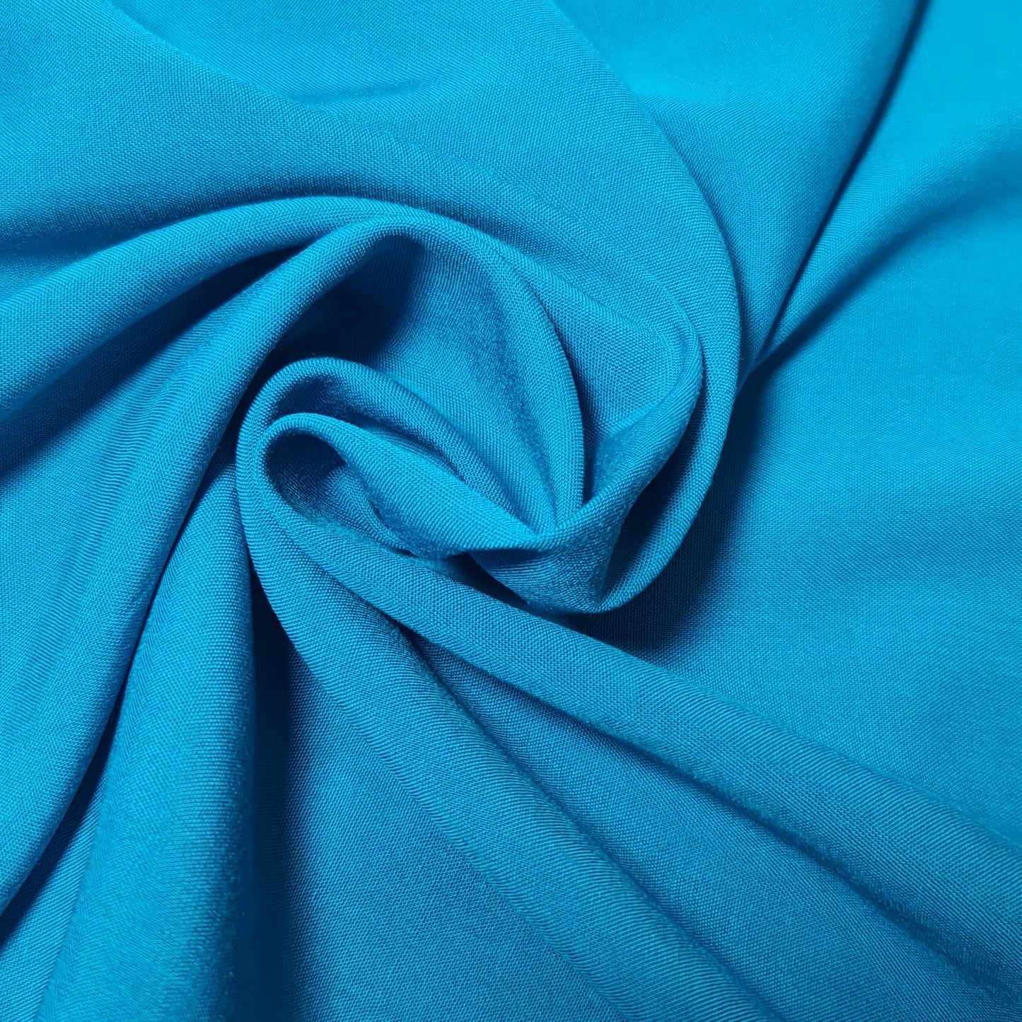 TEAL PLAIN VISCOSE CHALLIS FABRIC SOFT NON STRETCH DRESS CRAFT MATERIAL 58" BY METER
