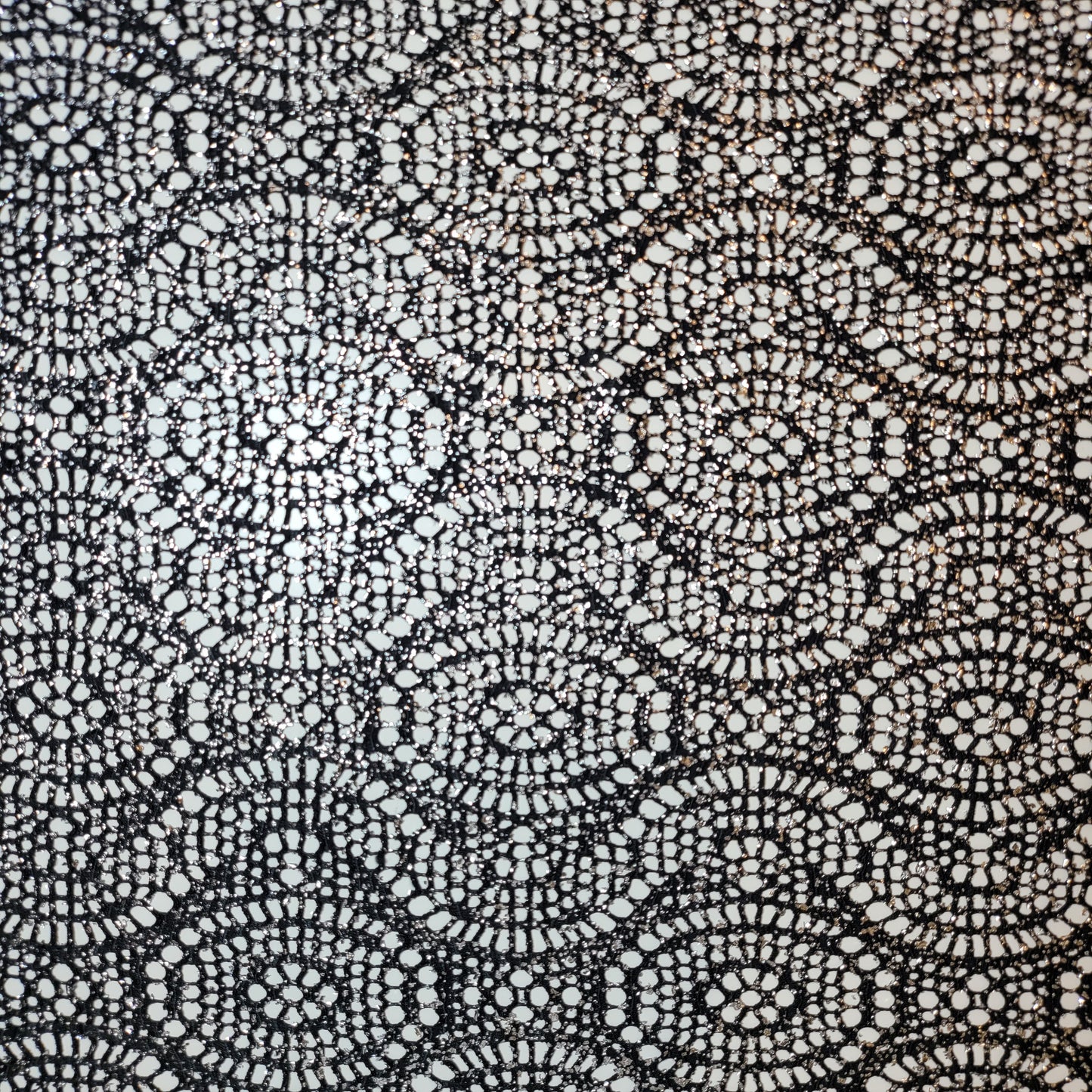 Floral Bridal Lace Fabric – 58" Wide Polyester Mesh & Elastane Blend Dress Material by the Meter