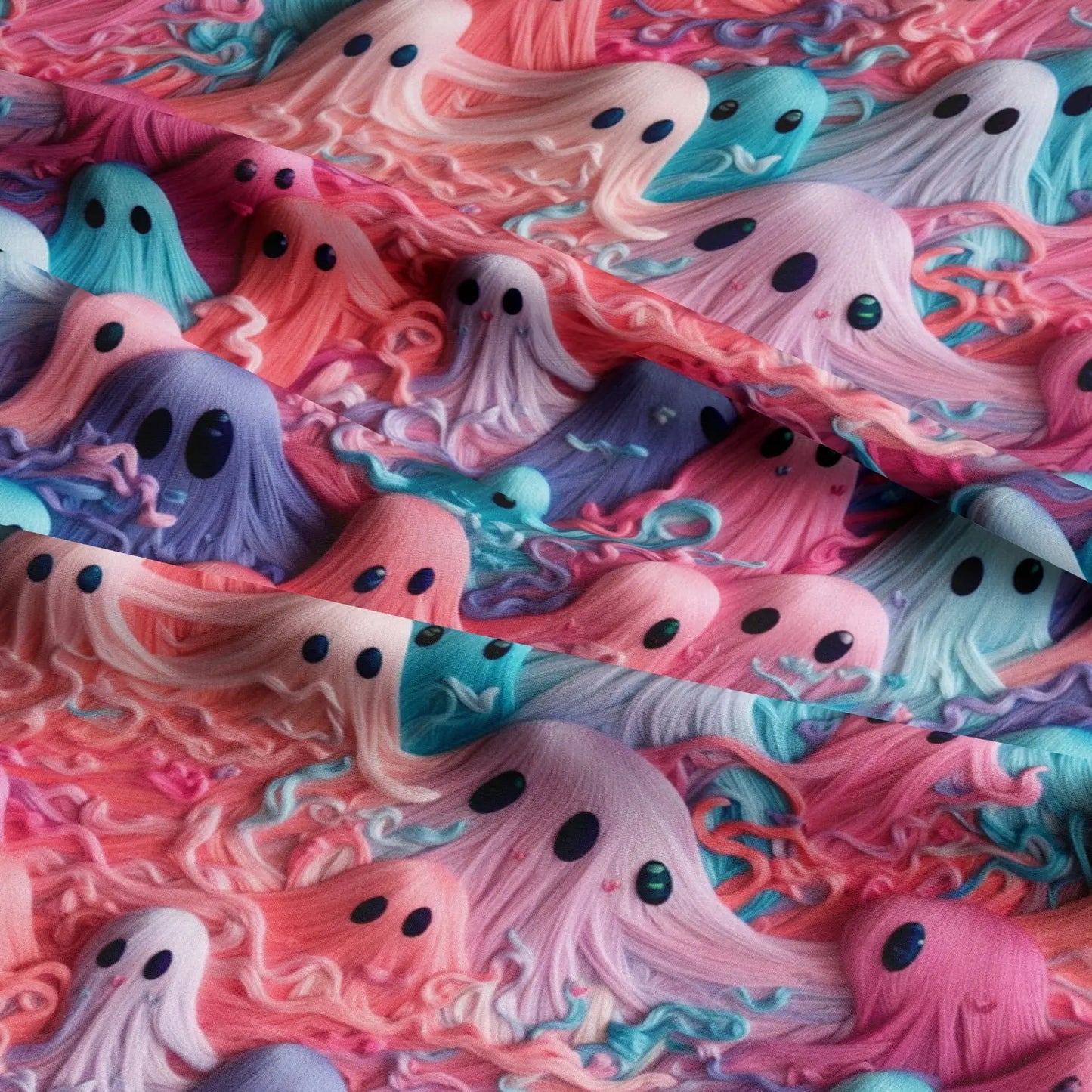 100% Cotton 3D Embroidered & Textured Print Fabric | Soft Lightweight Dressmaking Cotton 55" (140cm) Wide Craft & Sewing Material β Sold by the Meter