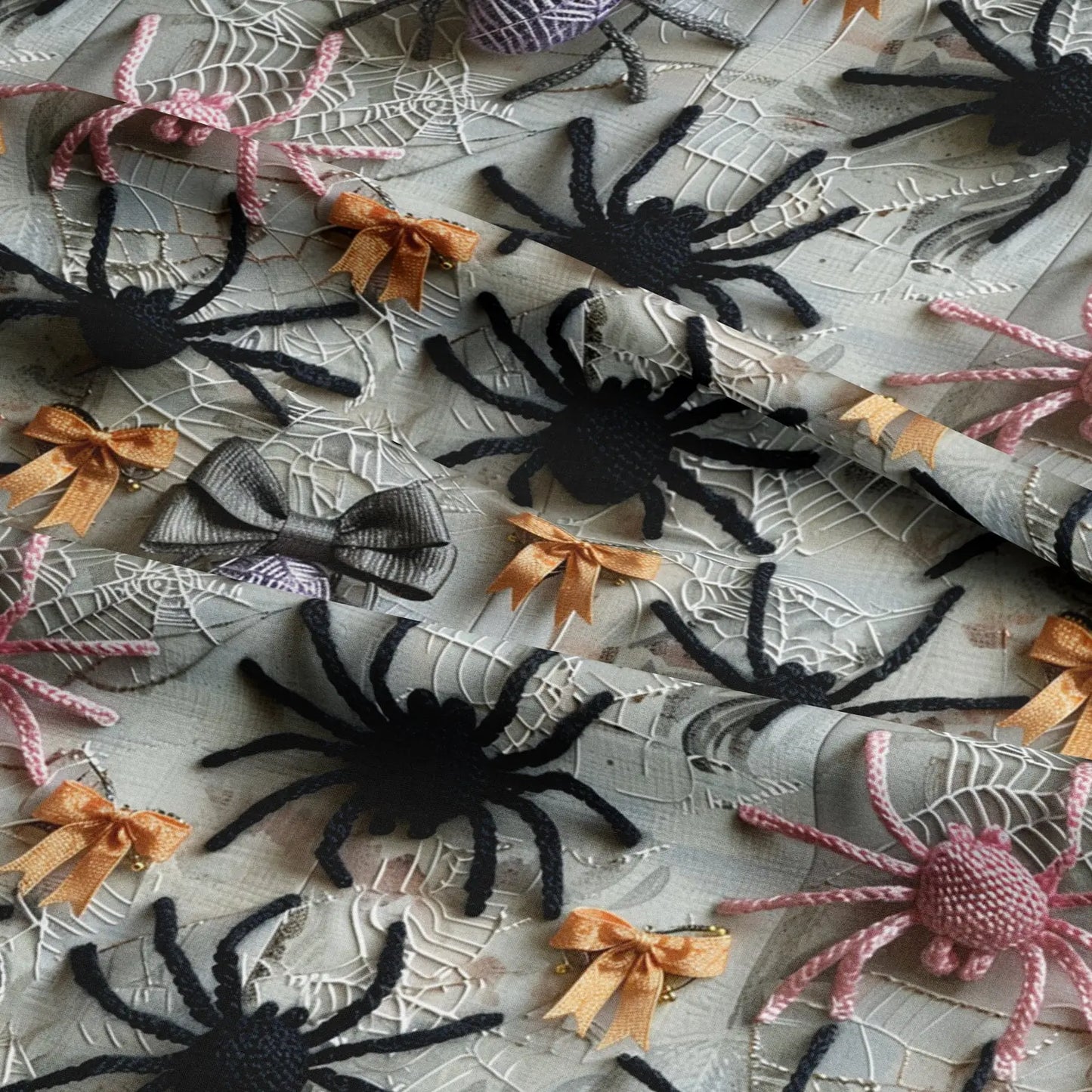 100% Cotton 3D Embroidered & Textured Print Fabric | Soft Lightweight Dressmaking Cotton 55" (140cm) Wide Craft & Sewing Material β Sold by the Meter