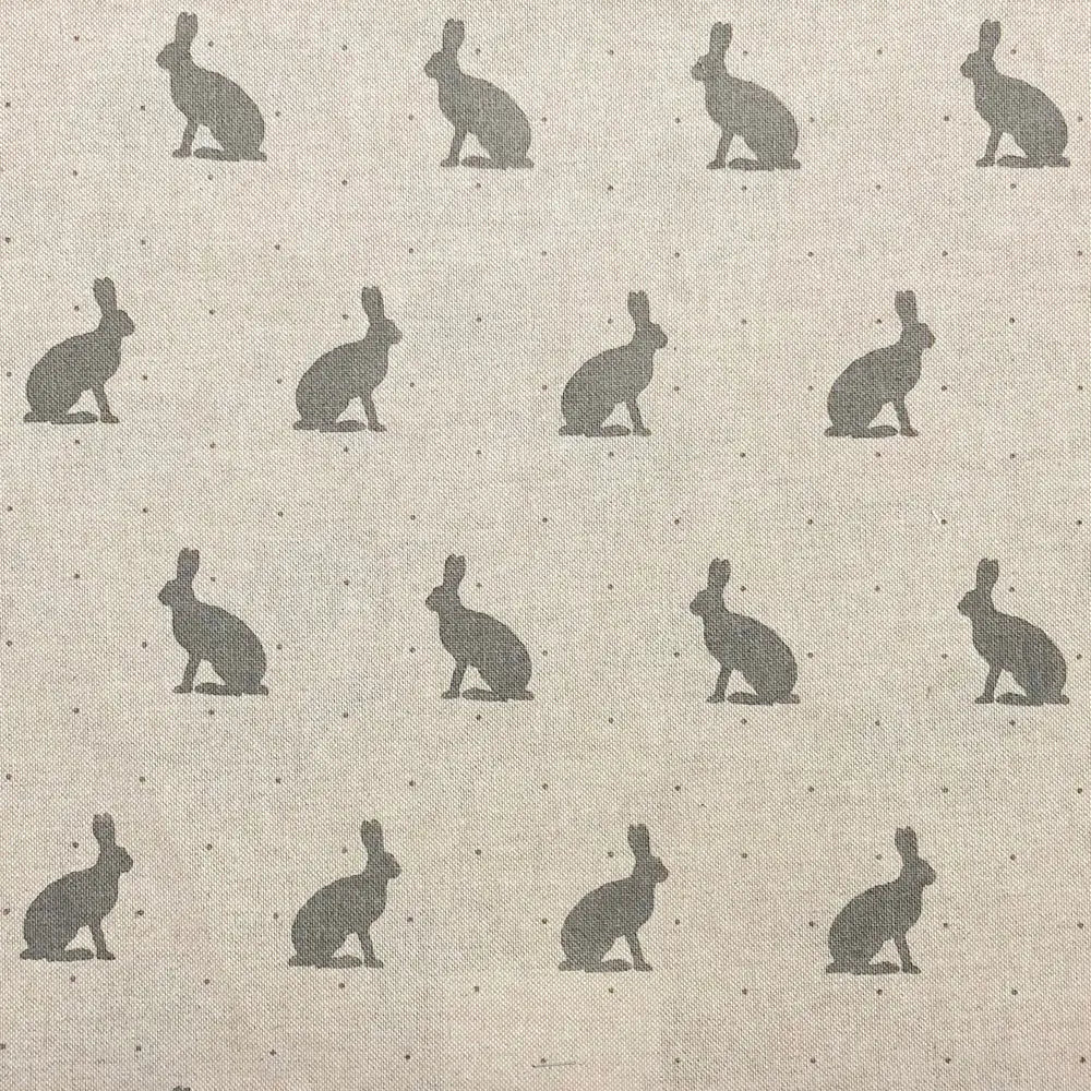 Linen Rabbits Grey (CL016)