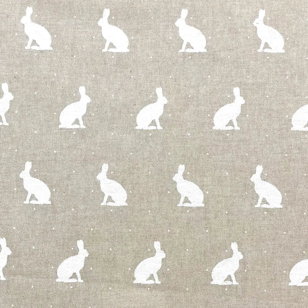 Linen Rabbits White (CL017)