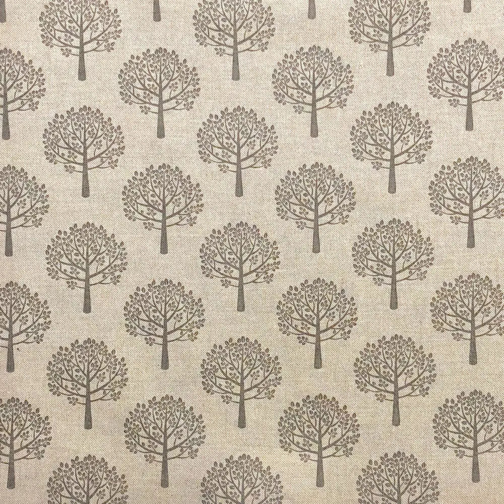 Linen Mulberry Trees Grey (CL020)