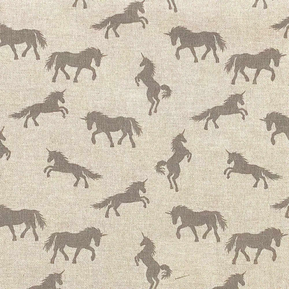 Linen Unicorns Grey (CL028)