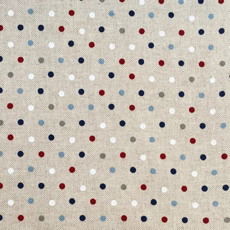 Linen Dots Nautical (CL042)