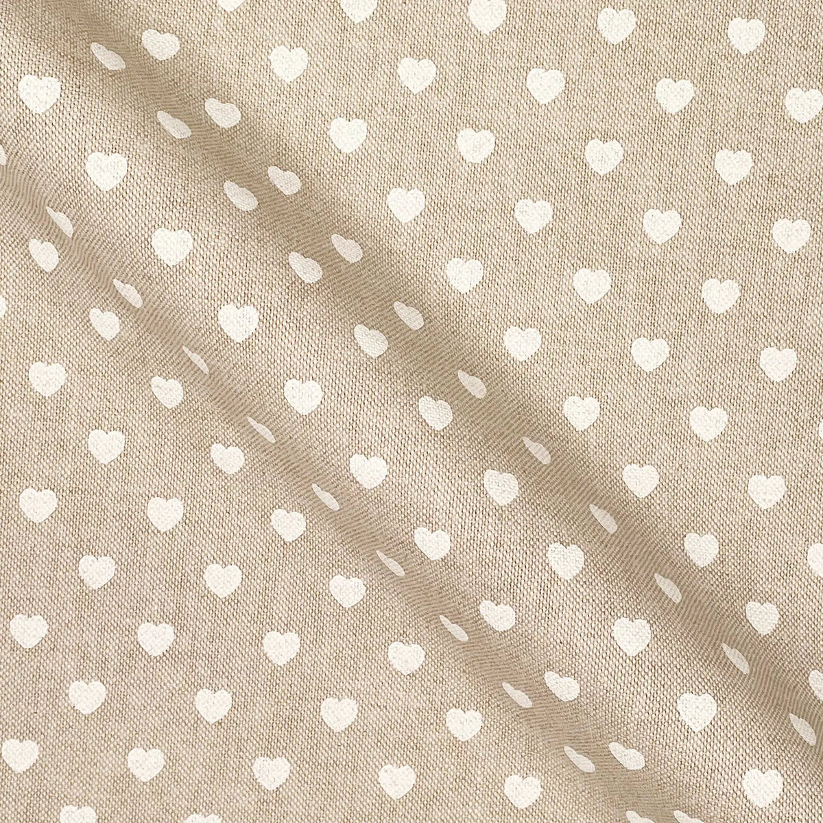 Linen Hearts White (CL063)