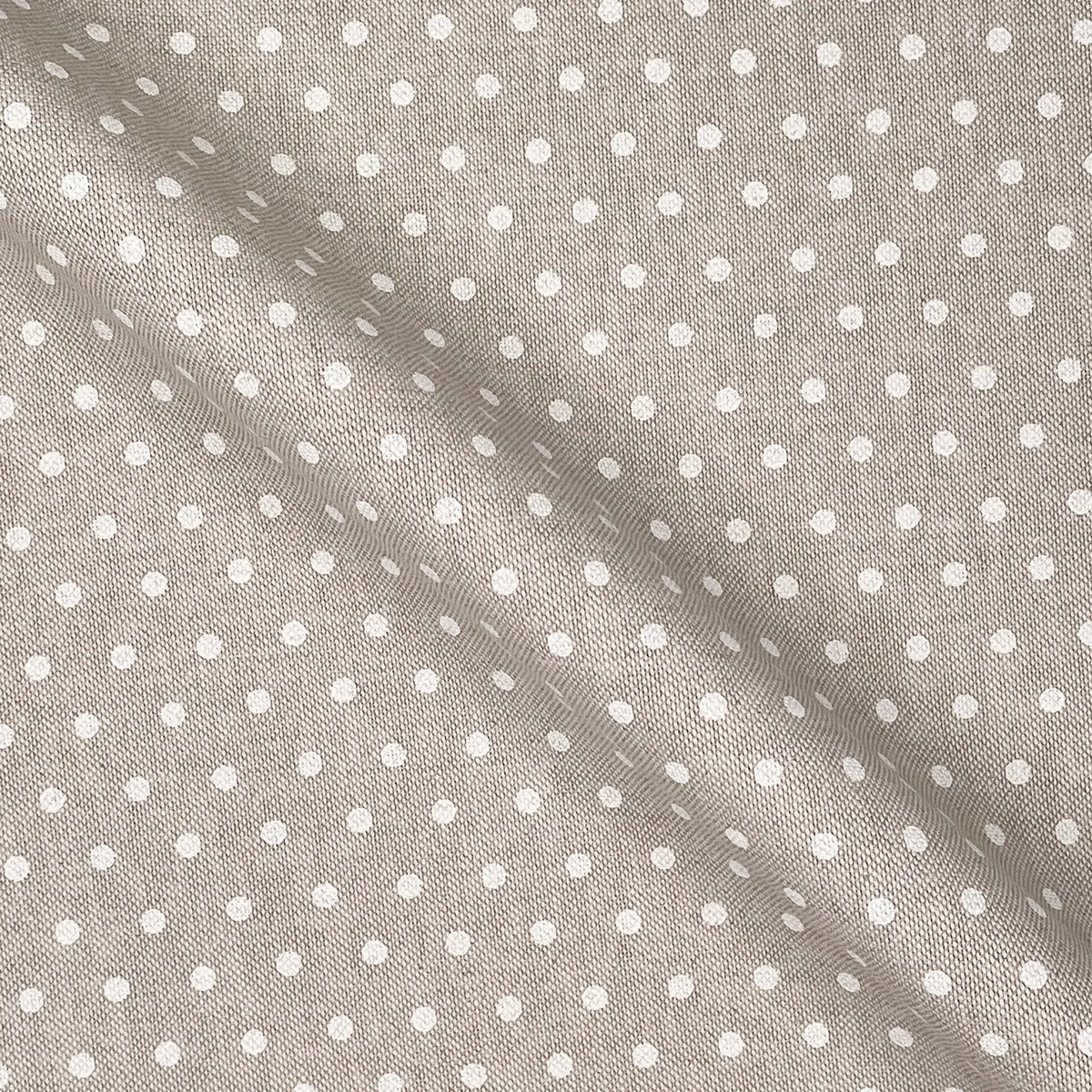 Linen Dots White (CL066)