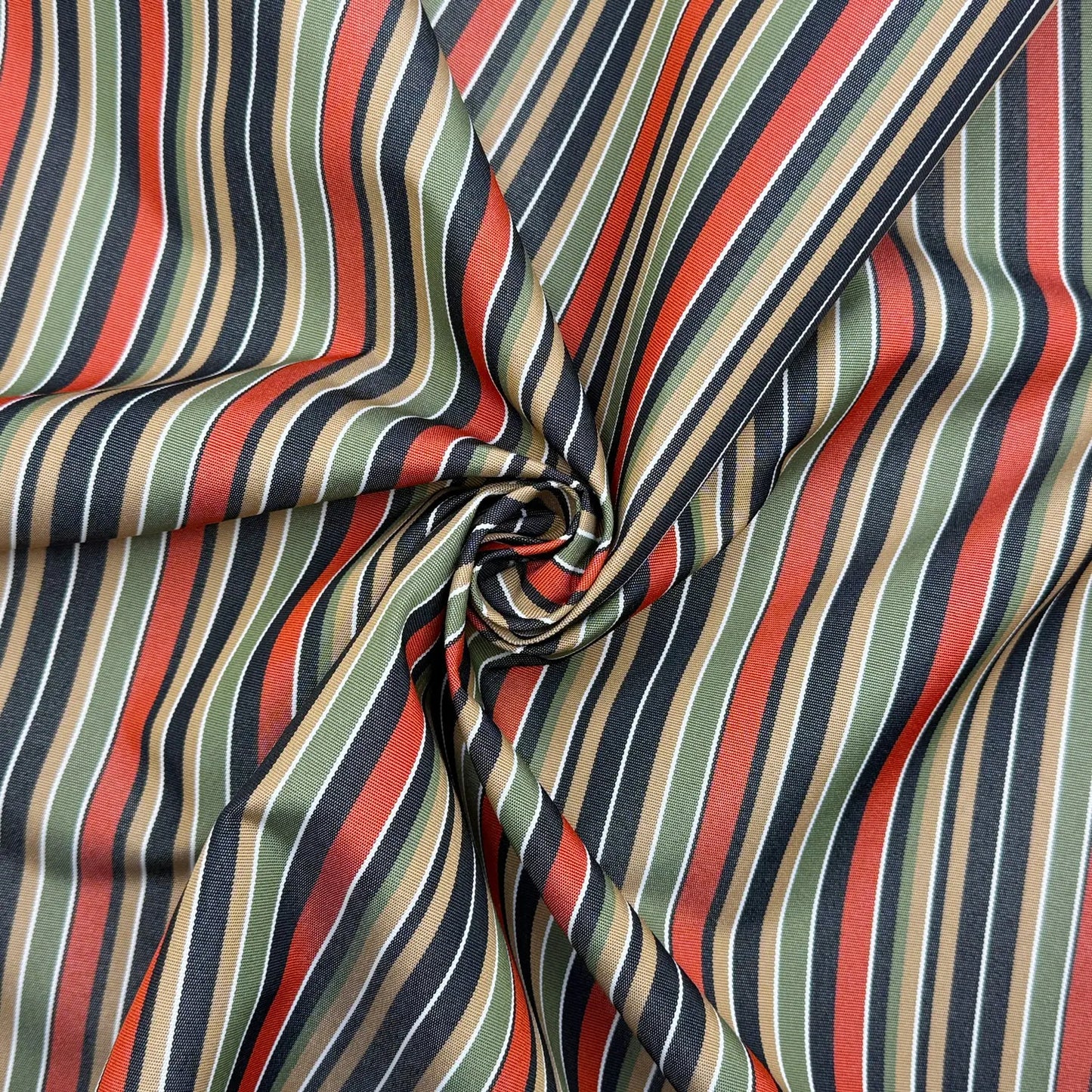 Striped Outdoor Waterproof Fabric | Water Repellent UV Resistant PU Coated 59" (150cm) Wide 270gsm – Sold by the Meter