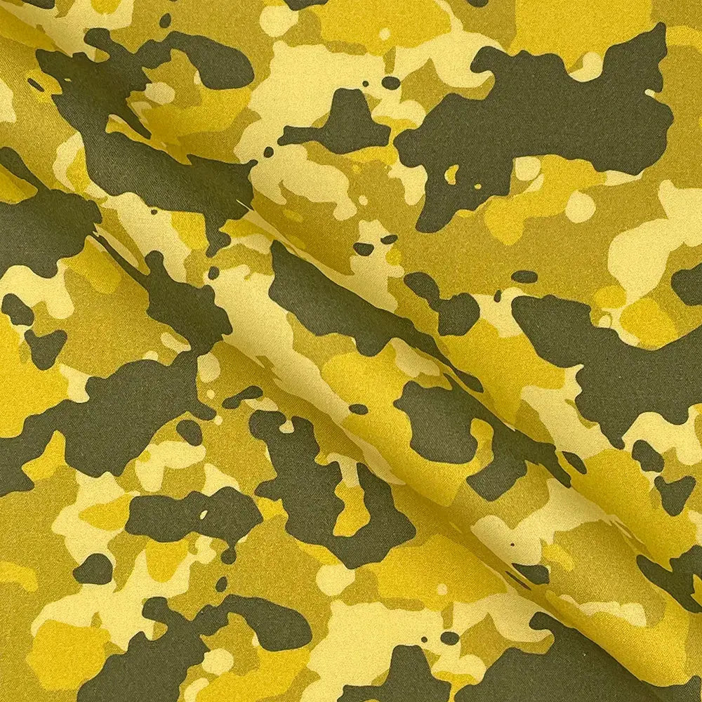 Camouflage Digital Printed 100% Cotton Poplin Fabric | Lightweight OEKO-TEX® Standard 100 125gsm 45" (115cm) Wide – Sold by the Meter