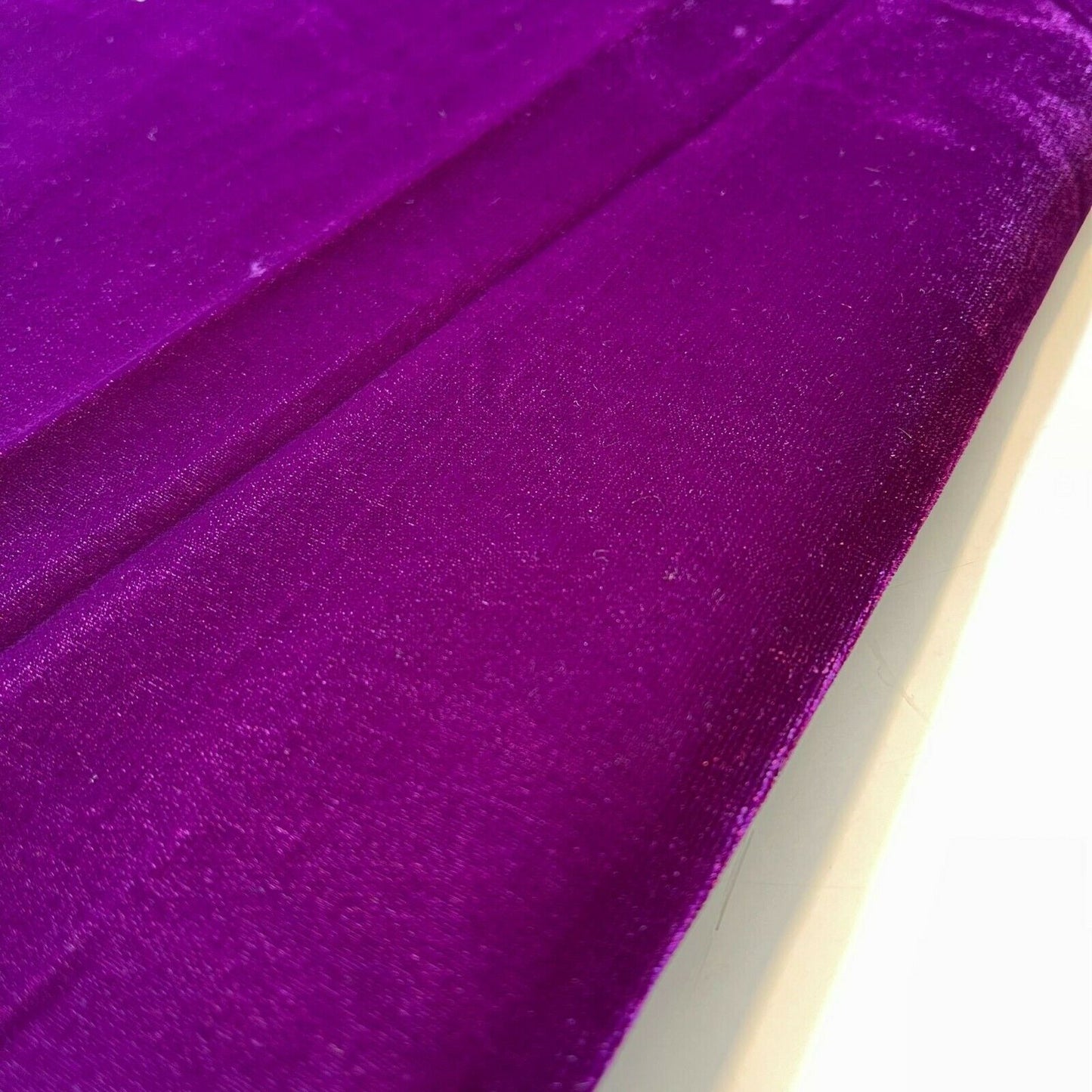 Luxury Three Crown Velvet Fabric (Micro 5000 & 9000) – 44" Wide Plain Solid Colours Non-Stretch Triple Velvet for Dress & Craft - Textile Station