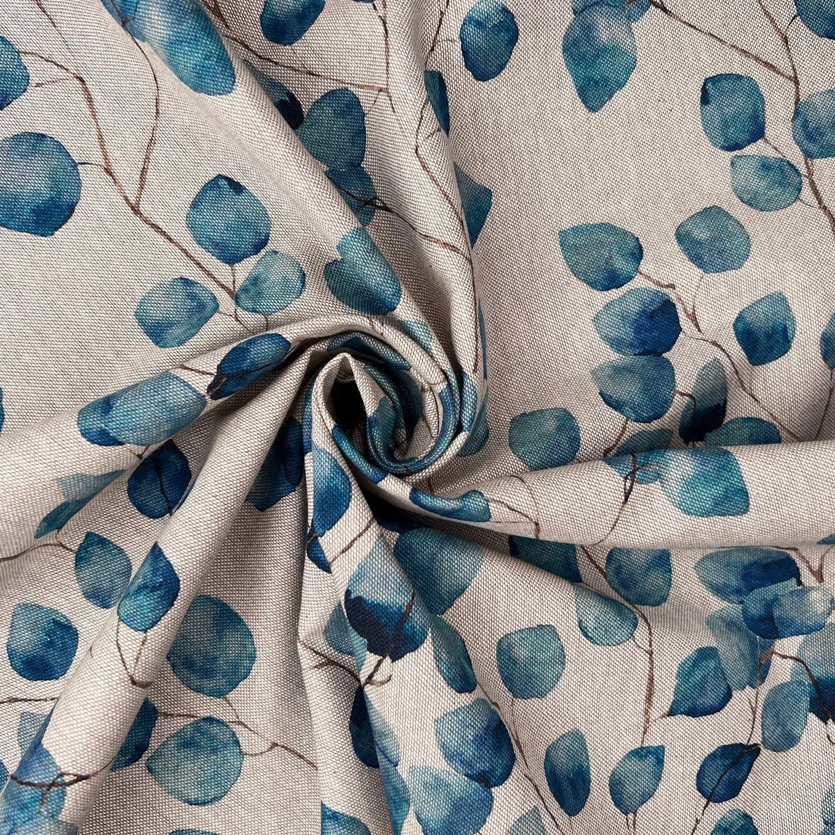 Watercolour Leaves Teal (DCL053)
