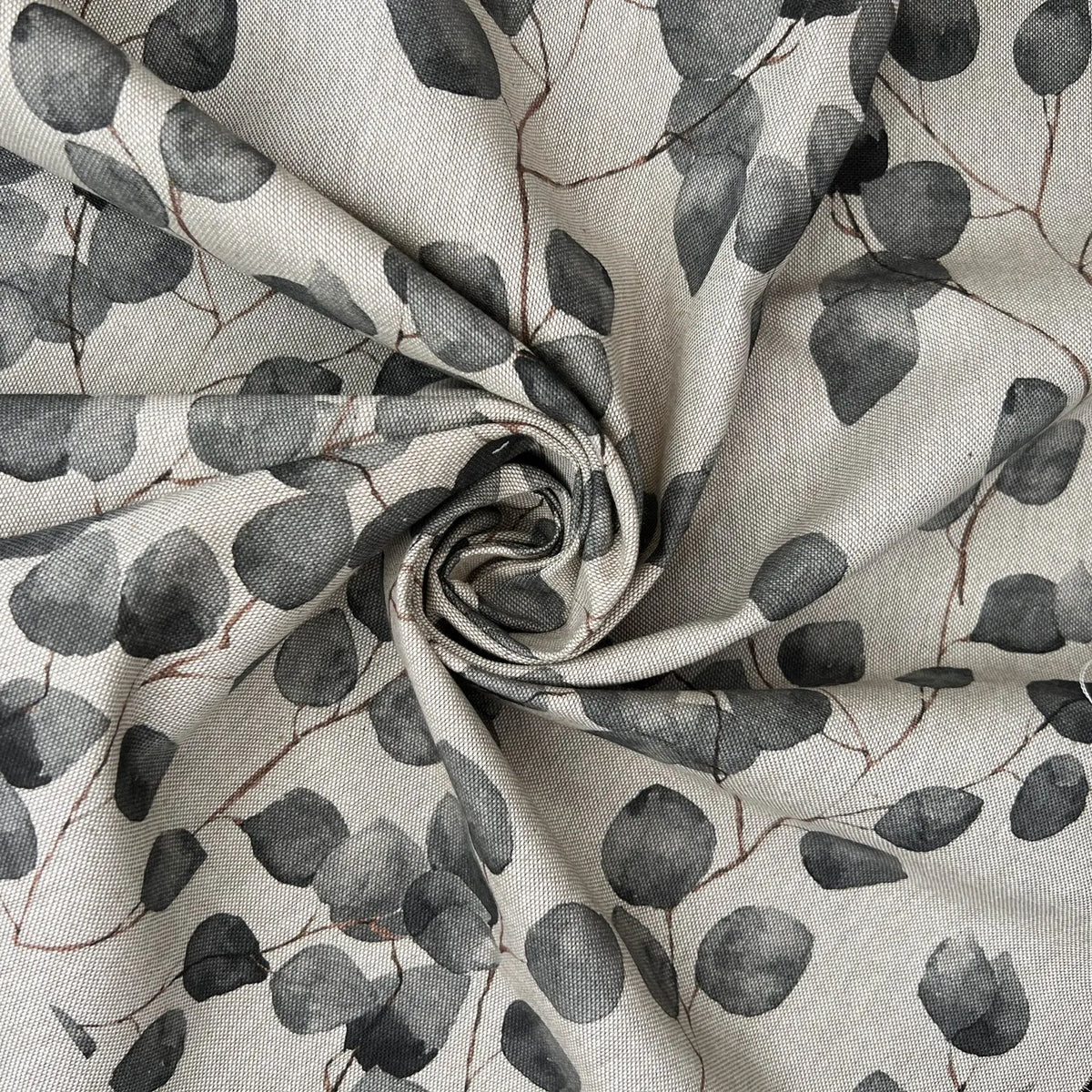 Watercolour Leaves Grey (DCL055)