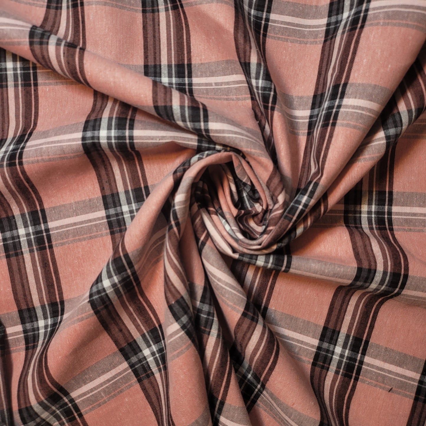 100% Cotton Tartan & Check Plaid Fabric – 58" Wide Stripe Dress, Quilting & Craft Material by the Metre