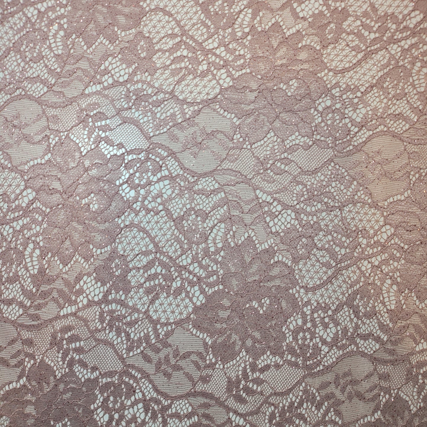 Floral Bridal Lace Fabric – 58" Wide Polyester Mesh & Elastane Blend Dress Material by the Meter