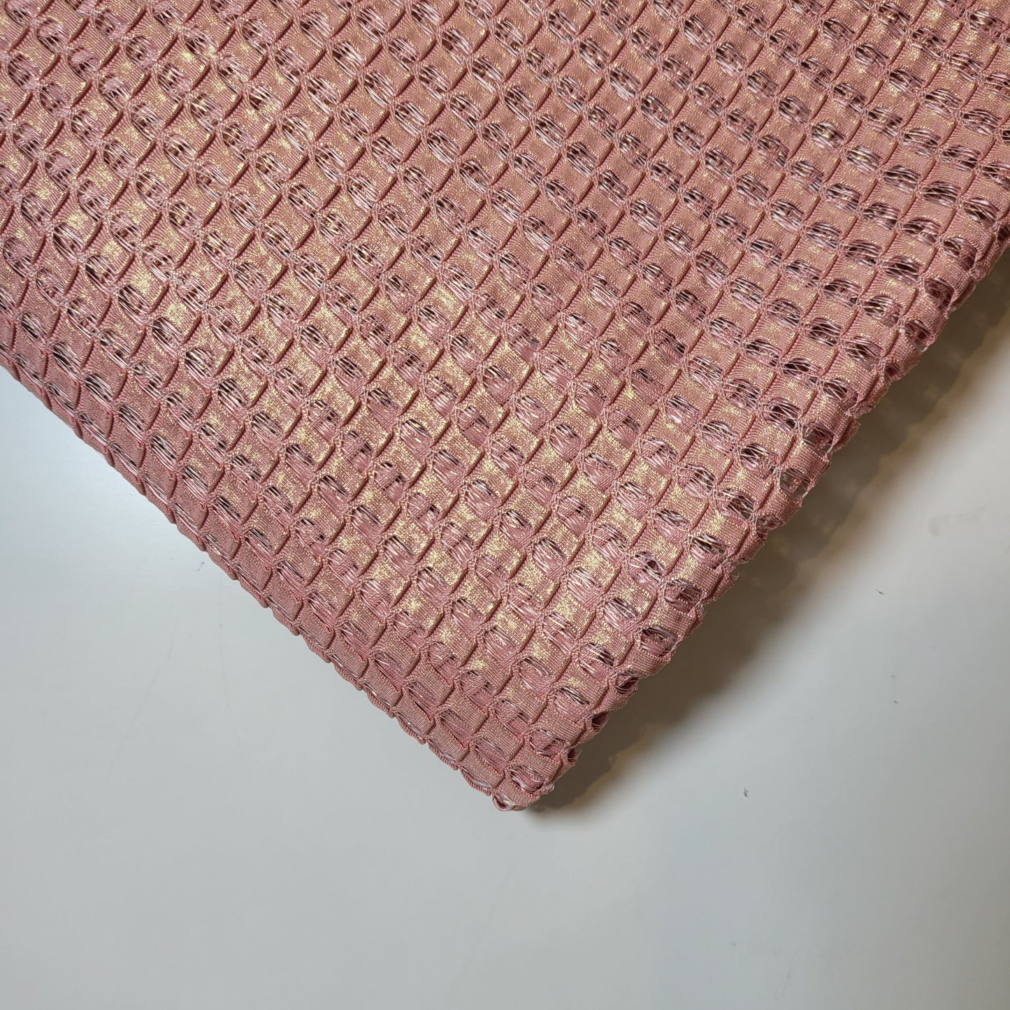 Floral Bridal Lace Fabric – 58" Wide Polyester Mesh & Elastane Blend Dress Material by the Meter