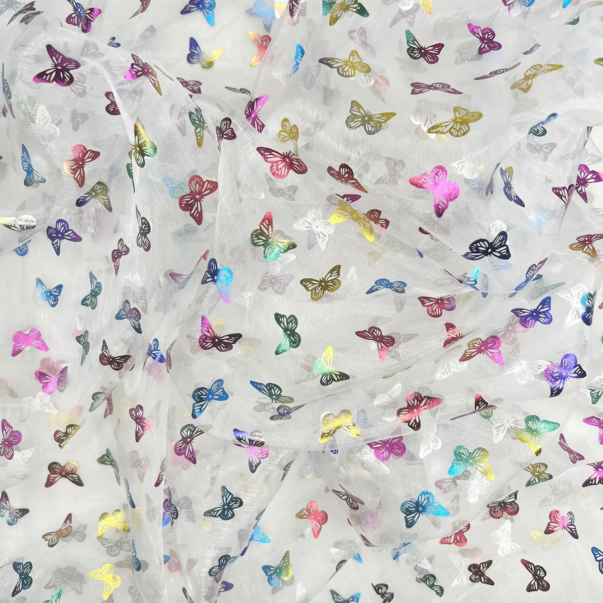 Butterflies White (ORGFOI001)