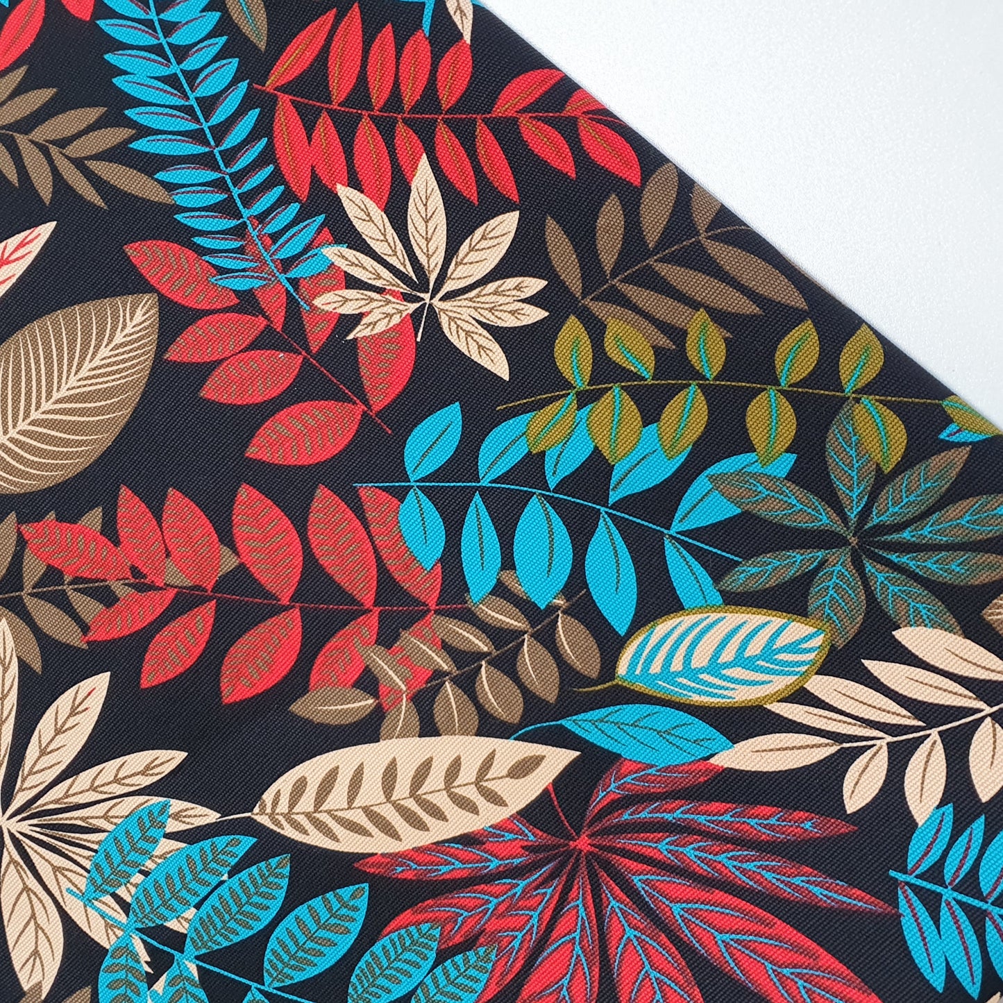 100% Cotton Printed Canvas Fabric – 58" Wide Durable Material for Crafts, Bags & Home Décor