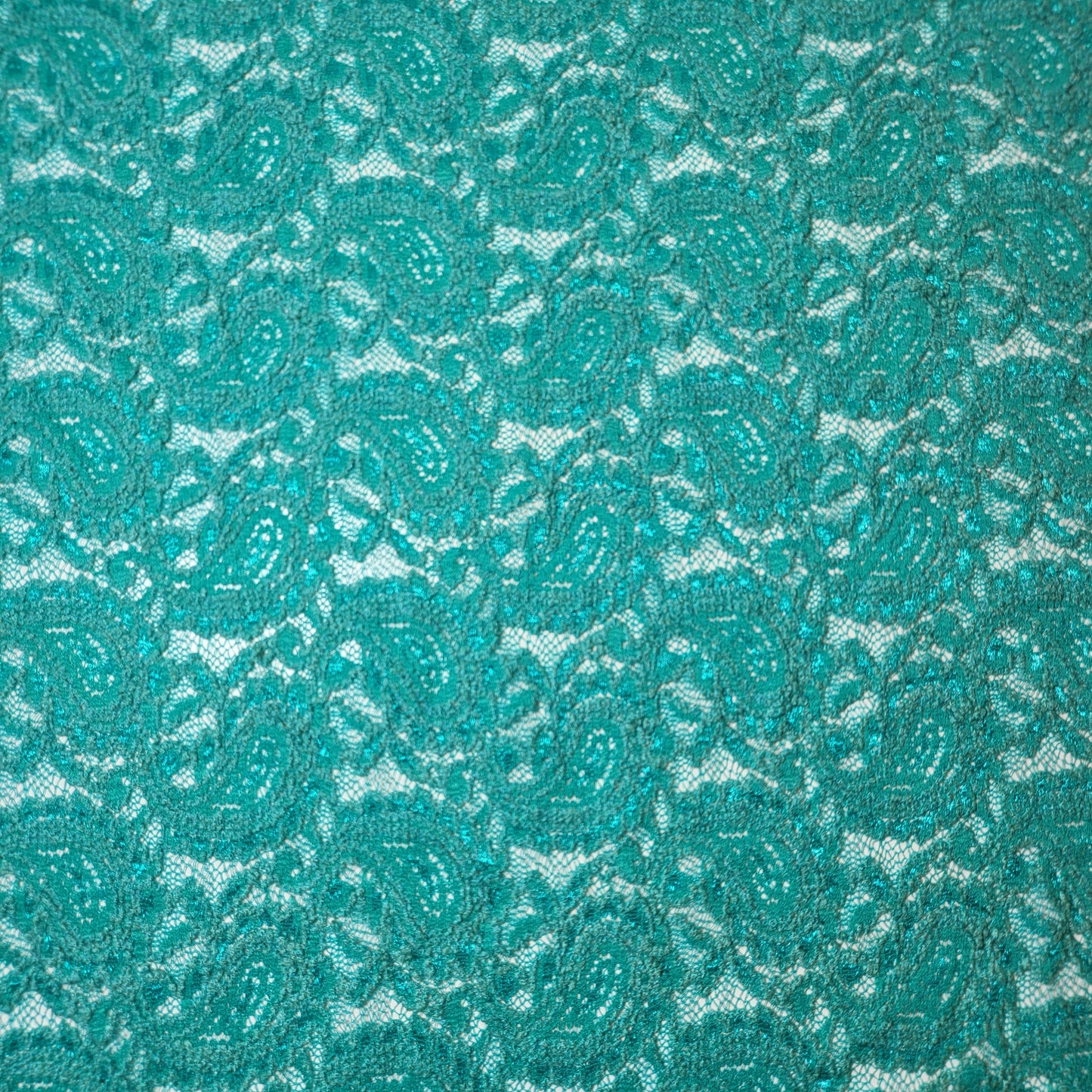 Floral Bridal Lace Fabric – 58" Wide Polyester Mesh & Elastane Blend Dress Material by the Meter