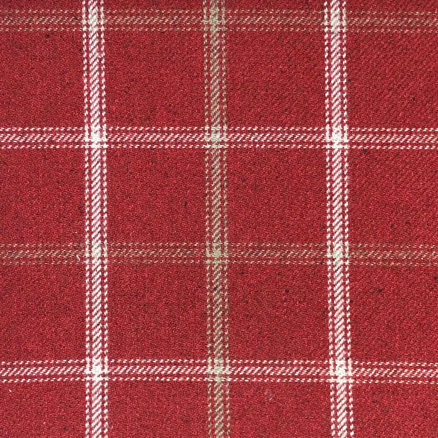 Luxury Weight Wool Effect English Check Fabric | Heavy 380gsm Upholstery & Coat Fabric 55" (140cm) Wide β Sold by the Meter