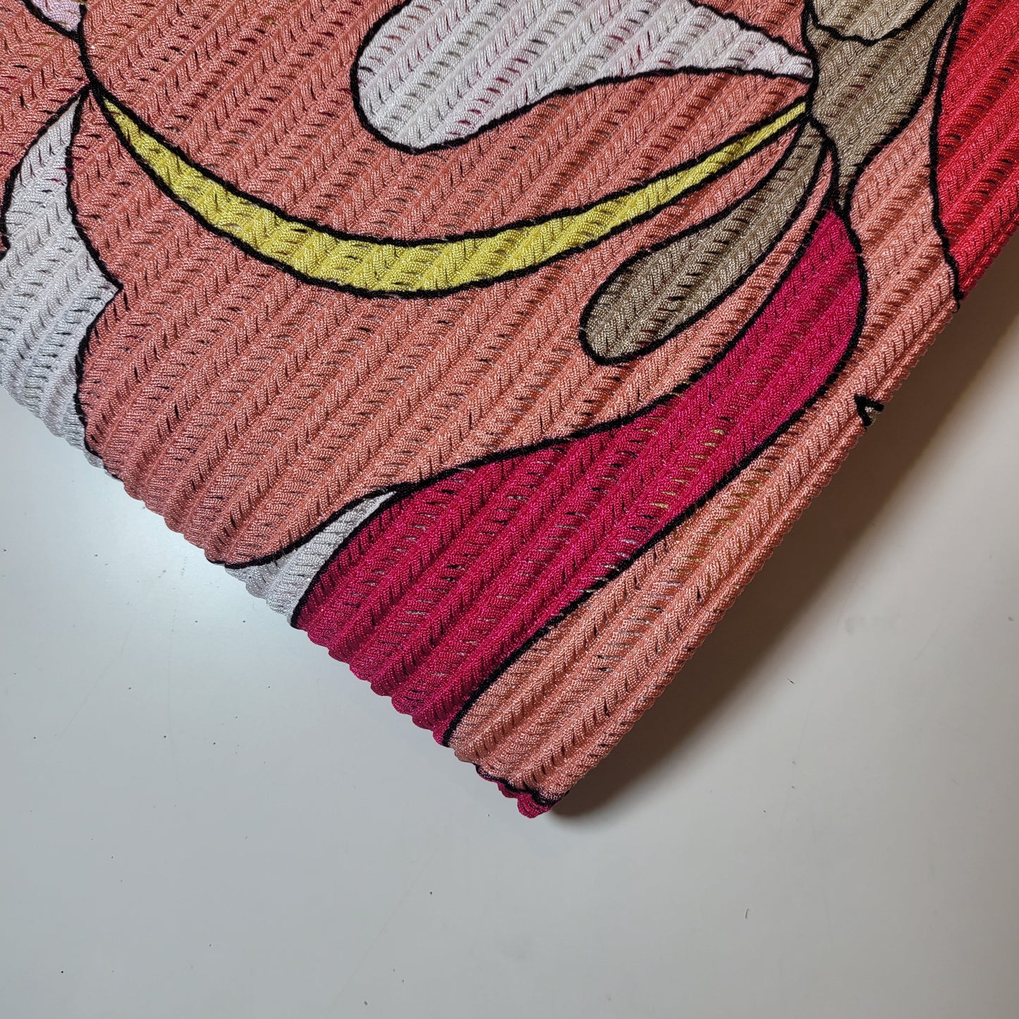 Floral Bridal Lace Fabric – 58" Wide Polyester Mesh & Elastane Blend Dress Material by the Meter