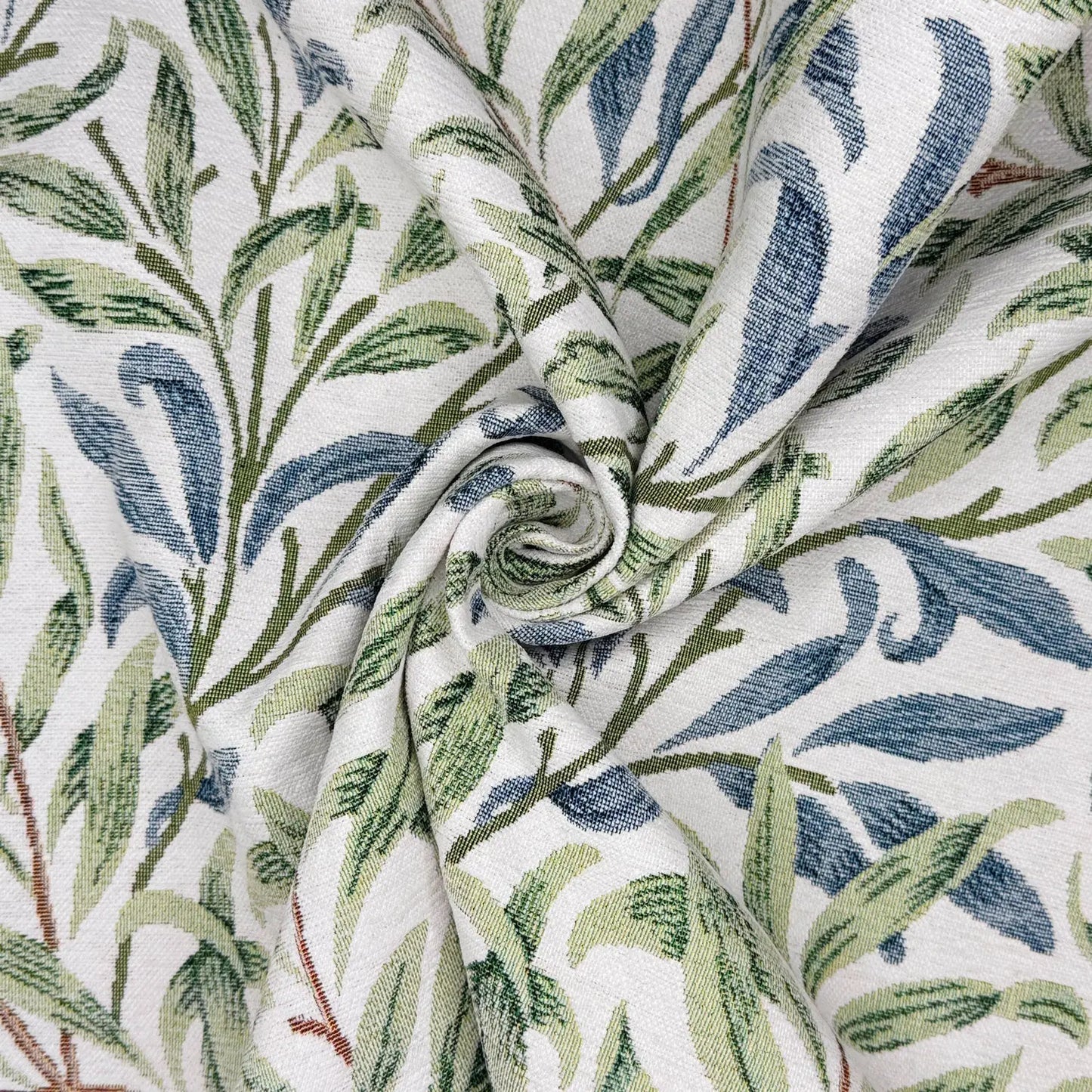 William Morris Cotton Rich Chenille Fabric | Luxury Upholstery 140cm Wide – 15M Roll
