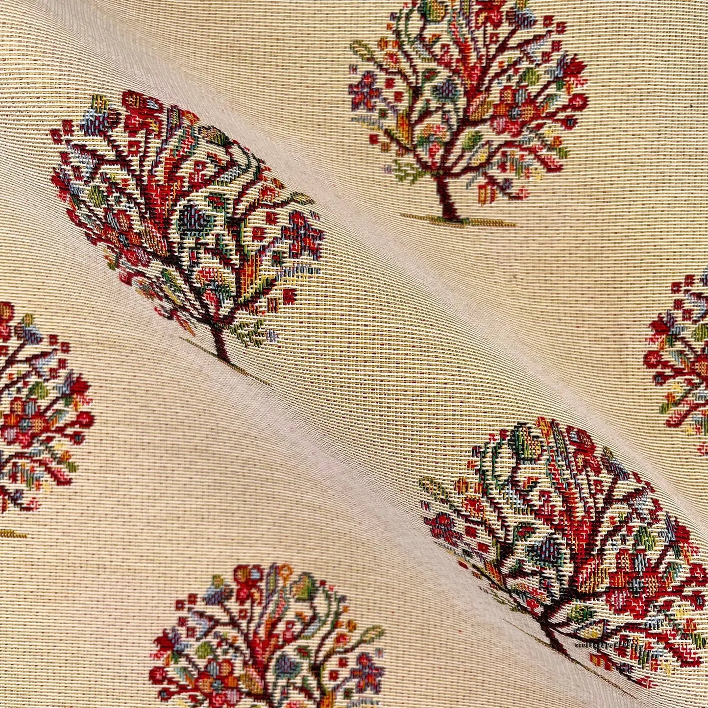New World Tapestry All Over Fabric | Luxury Cotton Rich Tapestry 140cm Wide โ 15M Roll