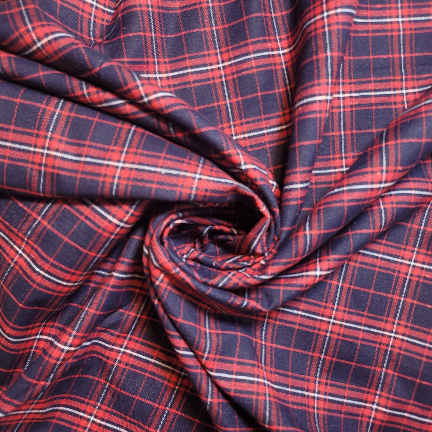 100% Cotton Tartan & Check Plaid Fabric – 58" Wide Stripe Dress, Quilting & Craft Material by the Metre