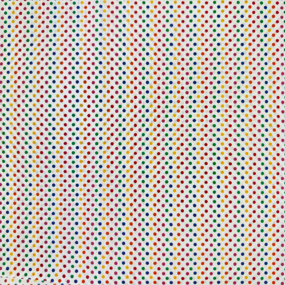 Polka Dot Polycotton Fabric β Pin Spot 112cm (44") Wide by the Metre