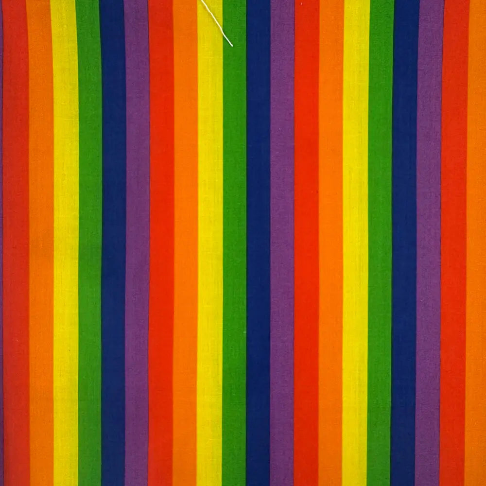 Striped Polycotton Fabric β Candy & Wide Stripe 112cm (44") Wide by the Metre
