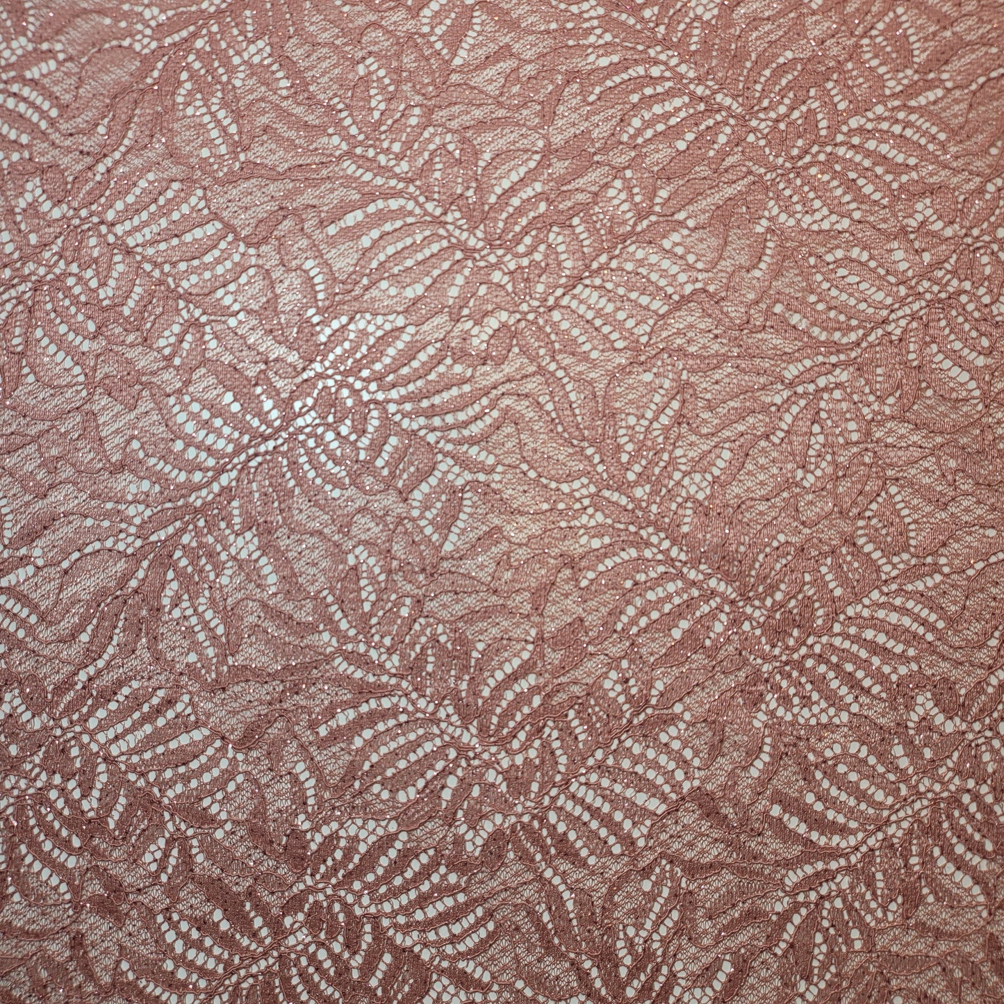 Floral Bridal Lace Fabric – 58" Wide Polyester Mesh & Elastane Blend Dress Material by the Meter