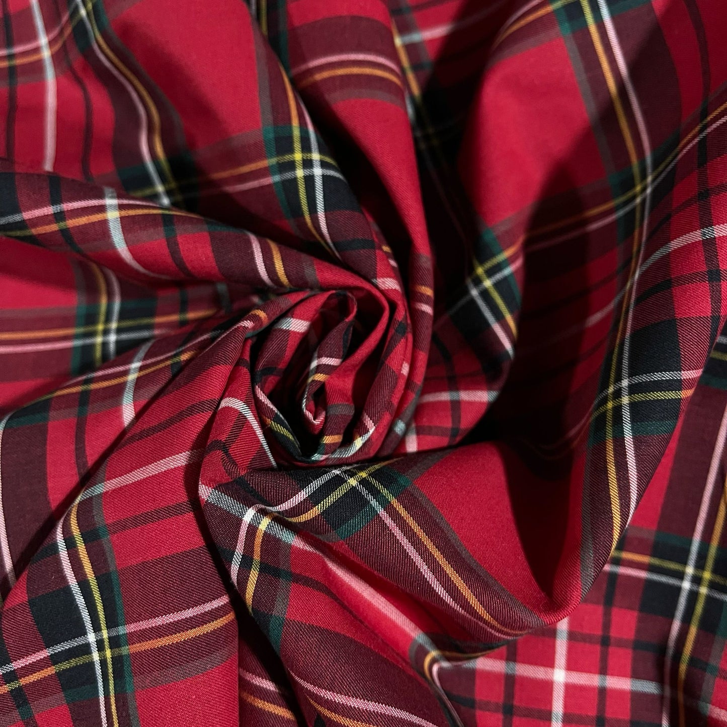 100% Cotton Tartan & Check Plaid Fabric – 58" Wide Stripe Dress, Quilting & Craft Material by the Metre