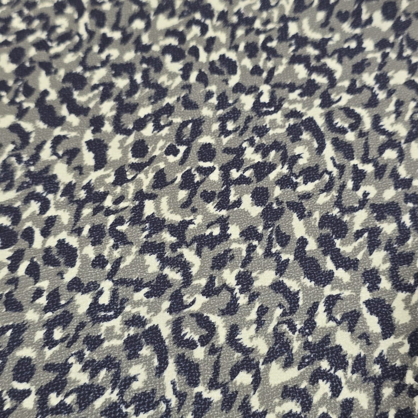 Animal Print Bubble Crepe Fabric 58" Wide | Leopard Print Dressmaking & Craft Fabric by the Metre