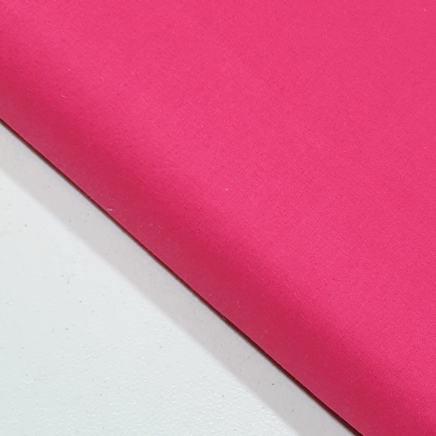 Hot Pink Plain Cotton Poplin Fabric Dress Craft Quilting Material 58" By The Meter