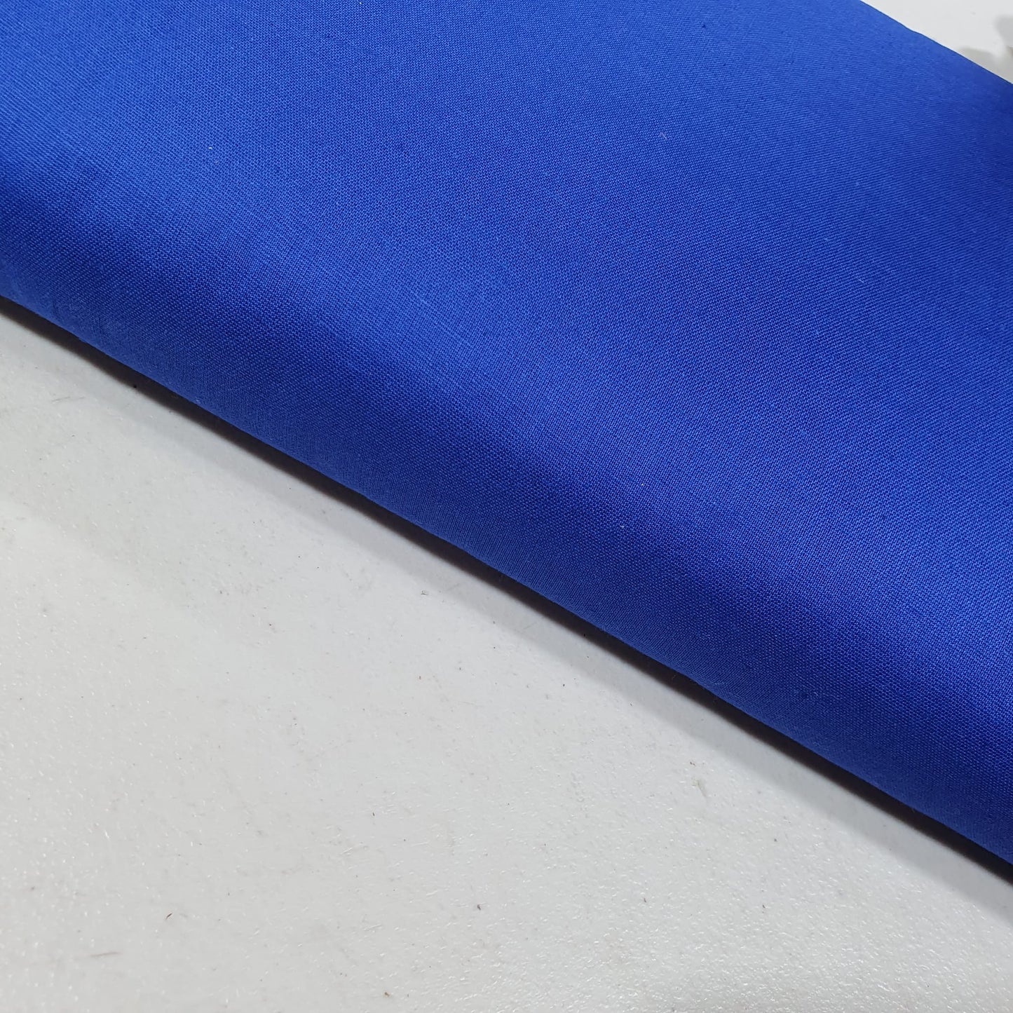 Royal Blue Plain Cotton Linen Fabric 58" Dress Craft Upholstery Material By The Meter