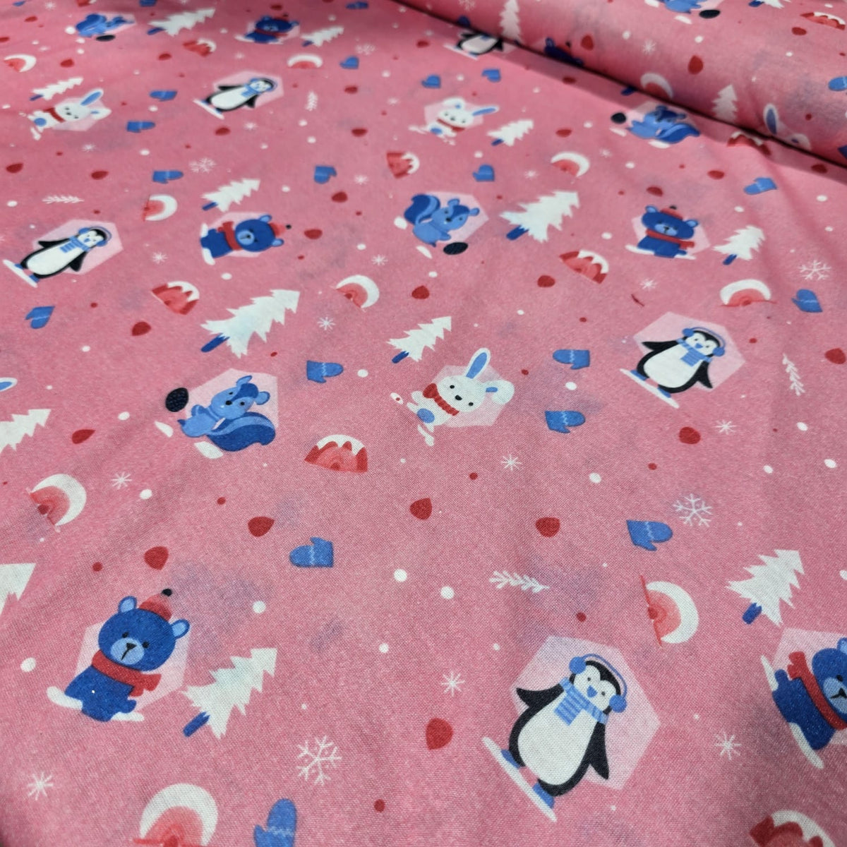 Pink Winter Animal