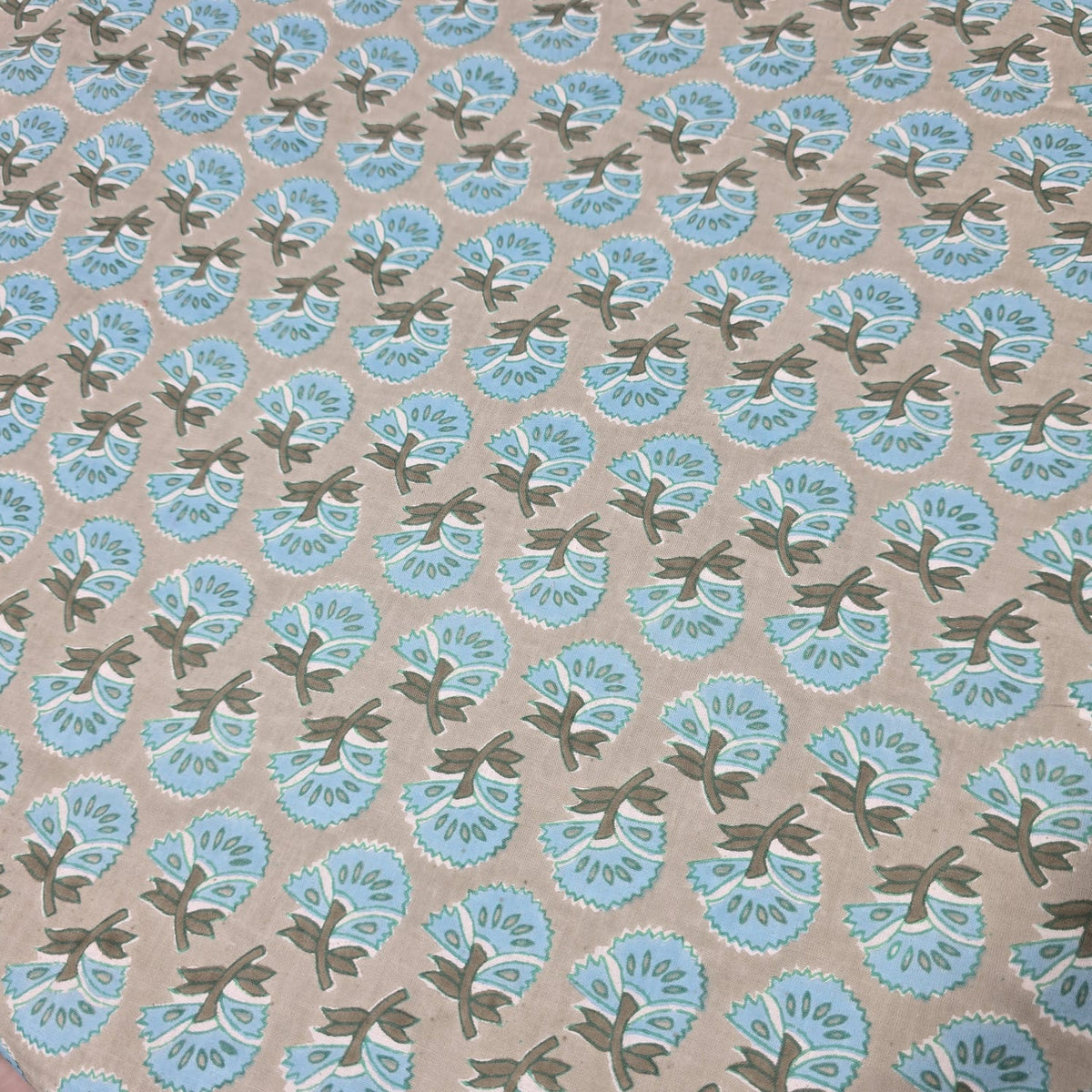 Blue on Beige