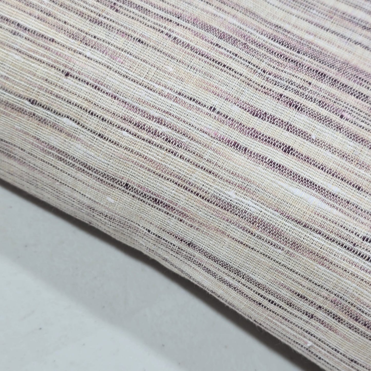 100% Cotton Linen Slub Fabric 44" Wide | Natural Dress Craft Material By The Meter