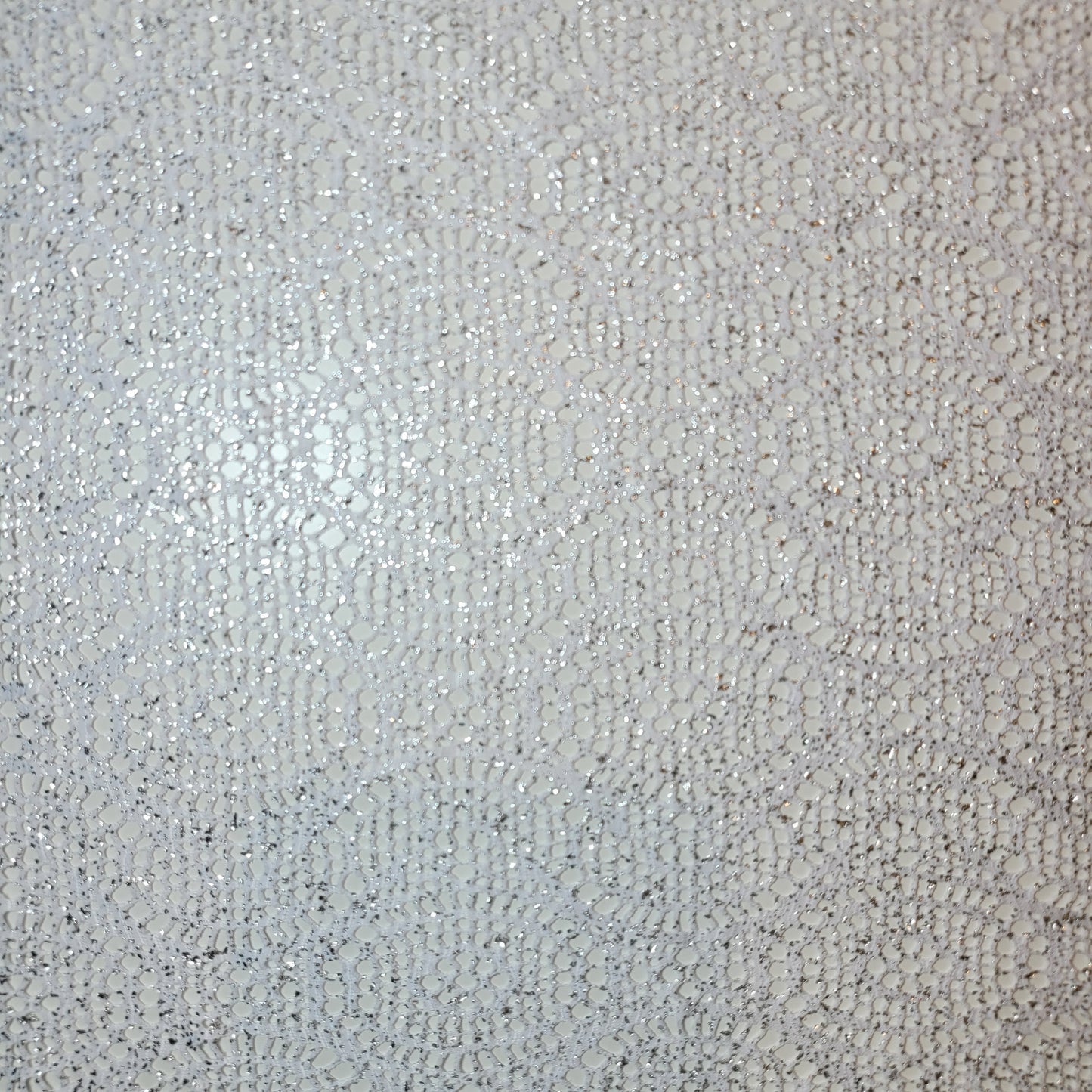 Floral Bridal Lace Fabric – 58" Wide Polyester Mesh & Elastane Blend Dress Material by the Meter