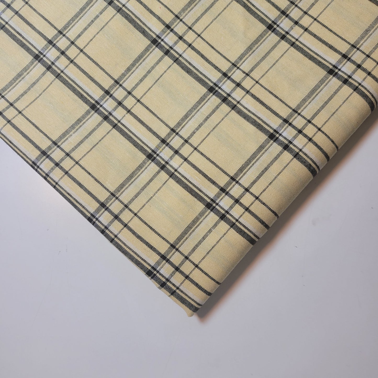 100% Cotton Tartan & Check Plaid Fabric – 58" Wide Stripe Dress, Quilting & Craft Material by the Metre