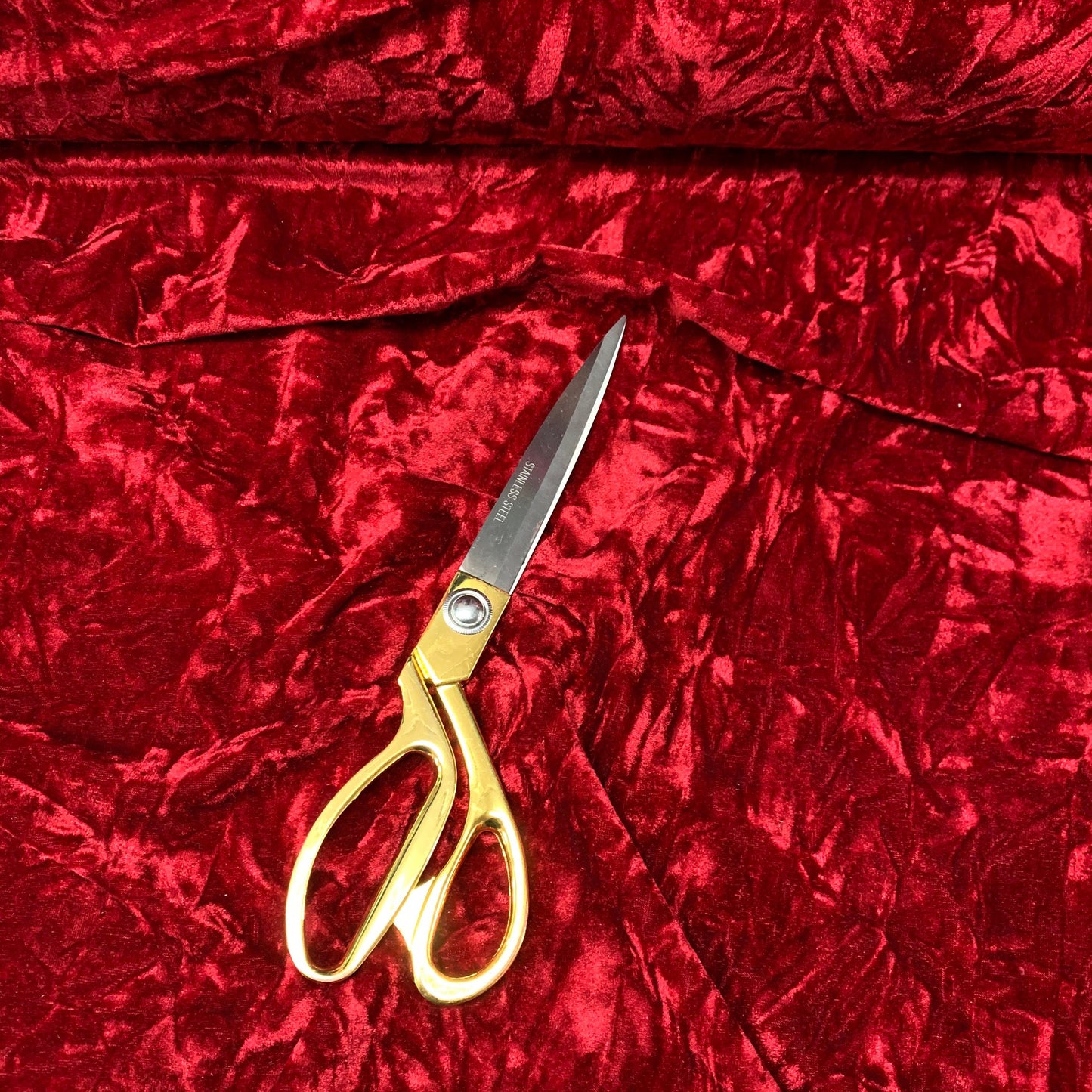 Premium Marble Crushed Velvet Fabric – 58" Wide Solid Colours Medium Weight Stretch Material - Textile Station