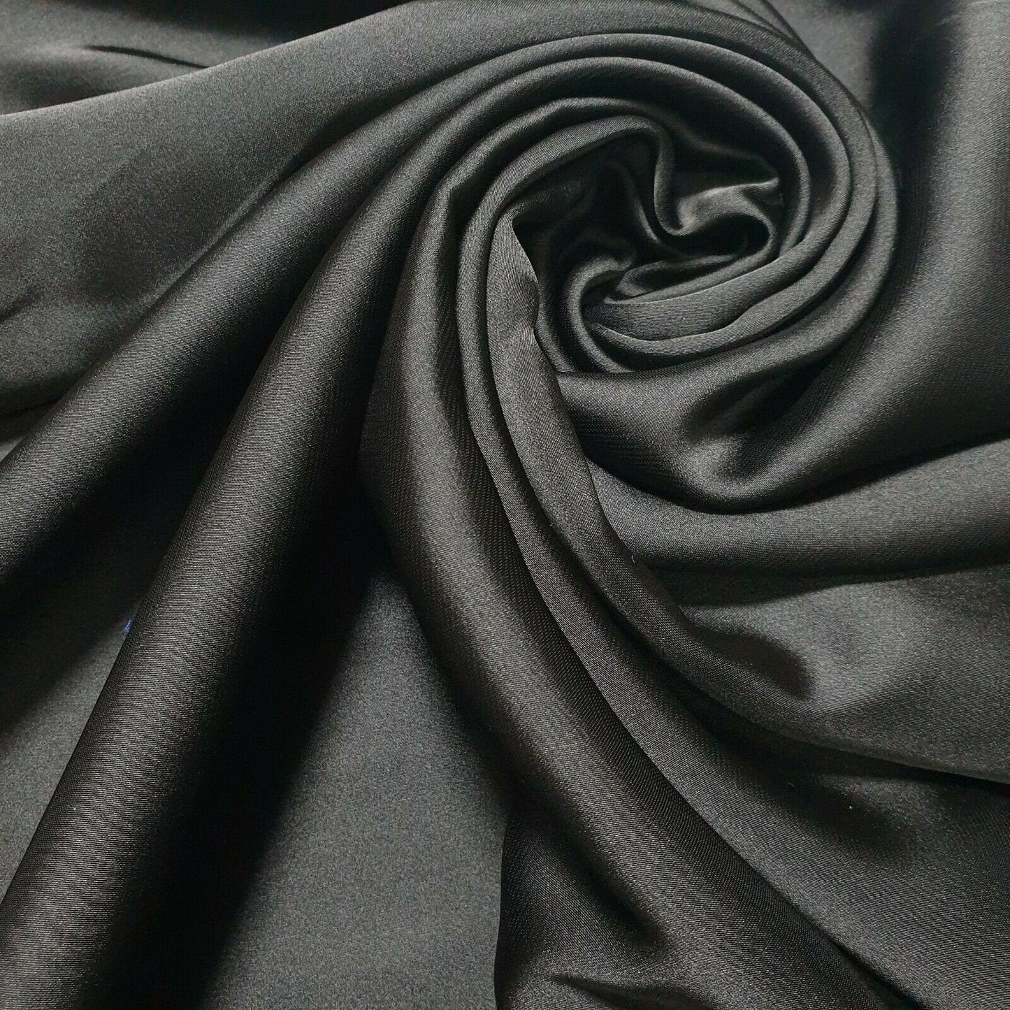 Silky Charmeuse Satin Fabric – 44" Wide Luxury Glossy Silk-Like Weave for Bridal Dress, Draping & Décor