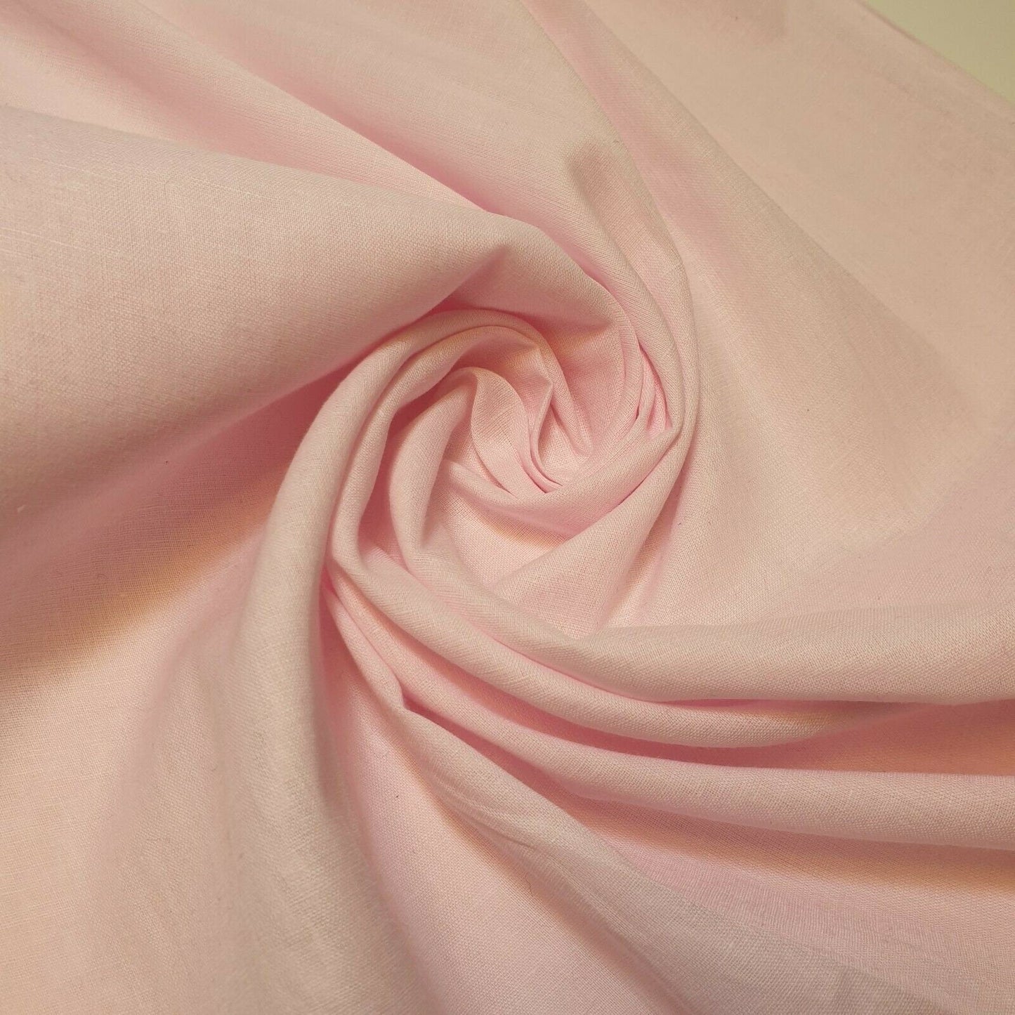 100% Cotton Voile / Rubia Cambric Mercerised Fabric – 90 cm Wide Plain Material for Dressmaking, Lining & Crafts