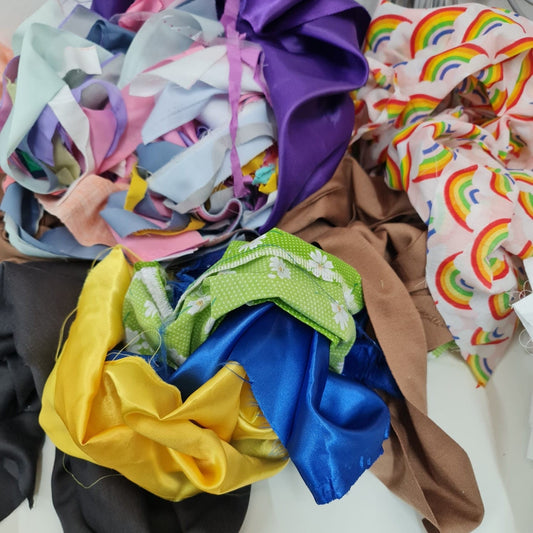1 Kilo Bag of Fabric Remnants – Off Cuts for Scrapbooking, Doll Clothes & Craft Projects - Textile Station