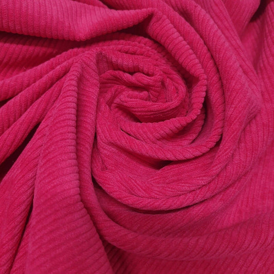 Italian 100% Cotton Velvet Corduroy Fabric – 58" Wide Plain & Printed Jumbo / Needle Cord for Upholstery & Dressmaking - Textile Station