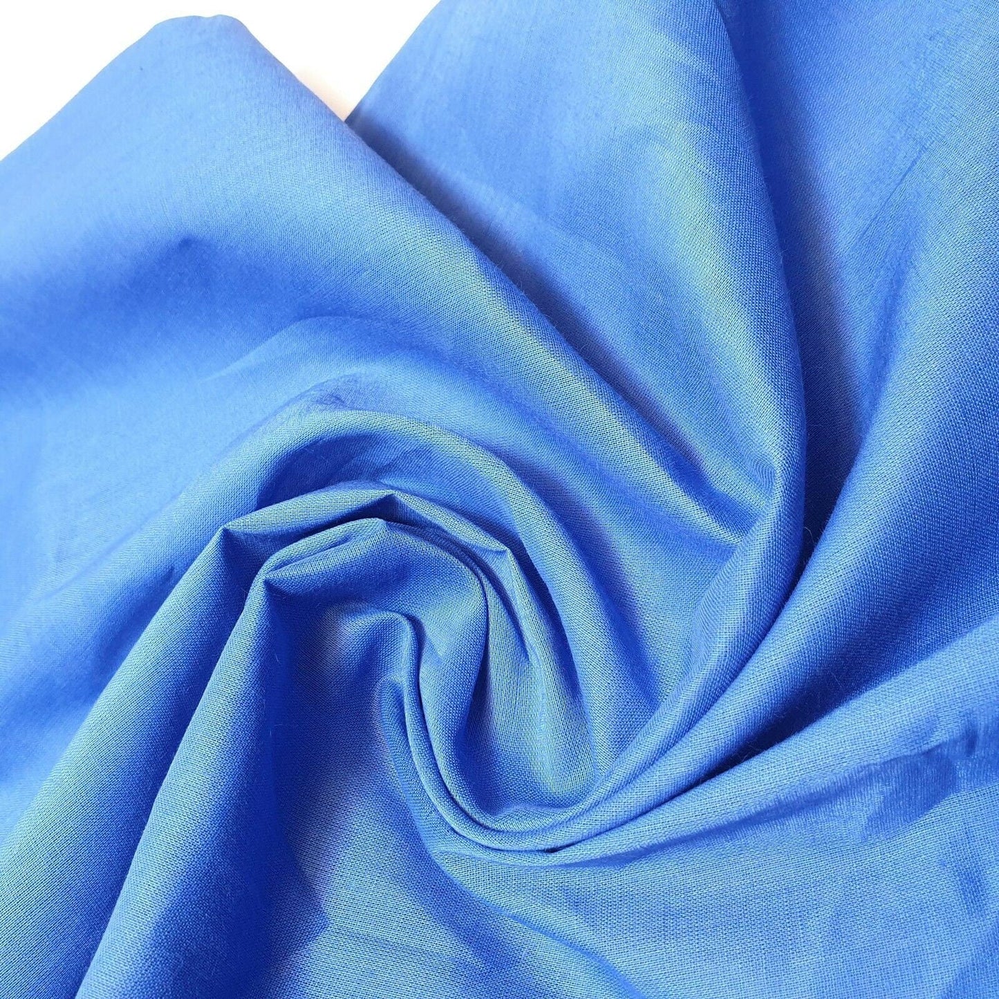 100% Cotton Voile / Rubia Cambric Mercerised Fabric – 90 cm Wide Plain Material for Dressmaking, Lining & Crafts