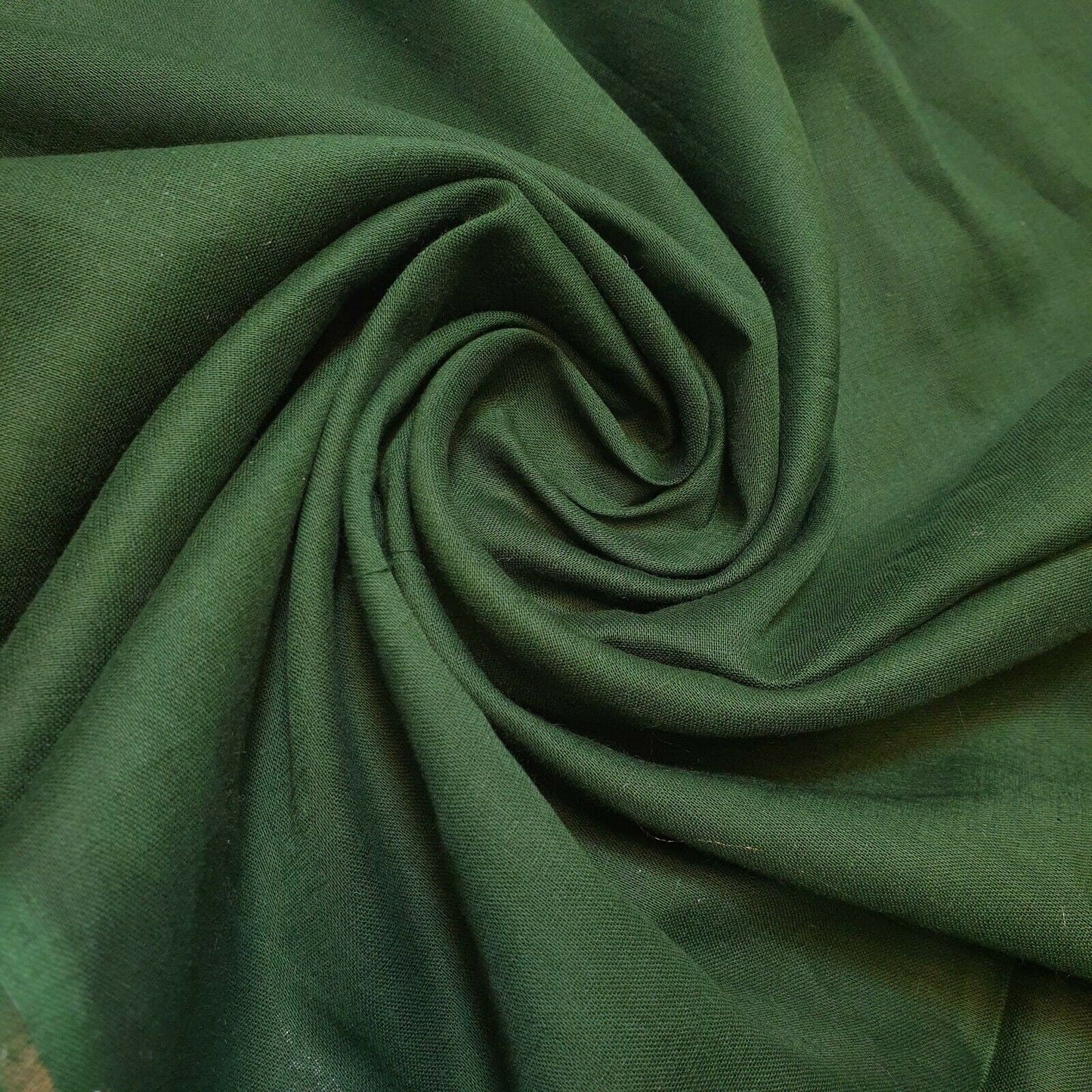100% Cotton Voile / Rubia Cambric Mercerised Fabric – 90 cm Wide Plain Material for Dressmaking, Lining & Crafts