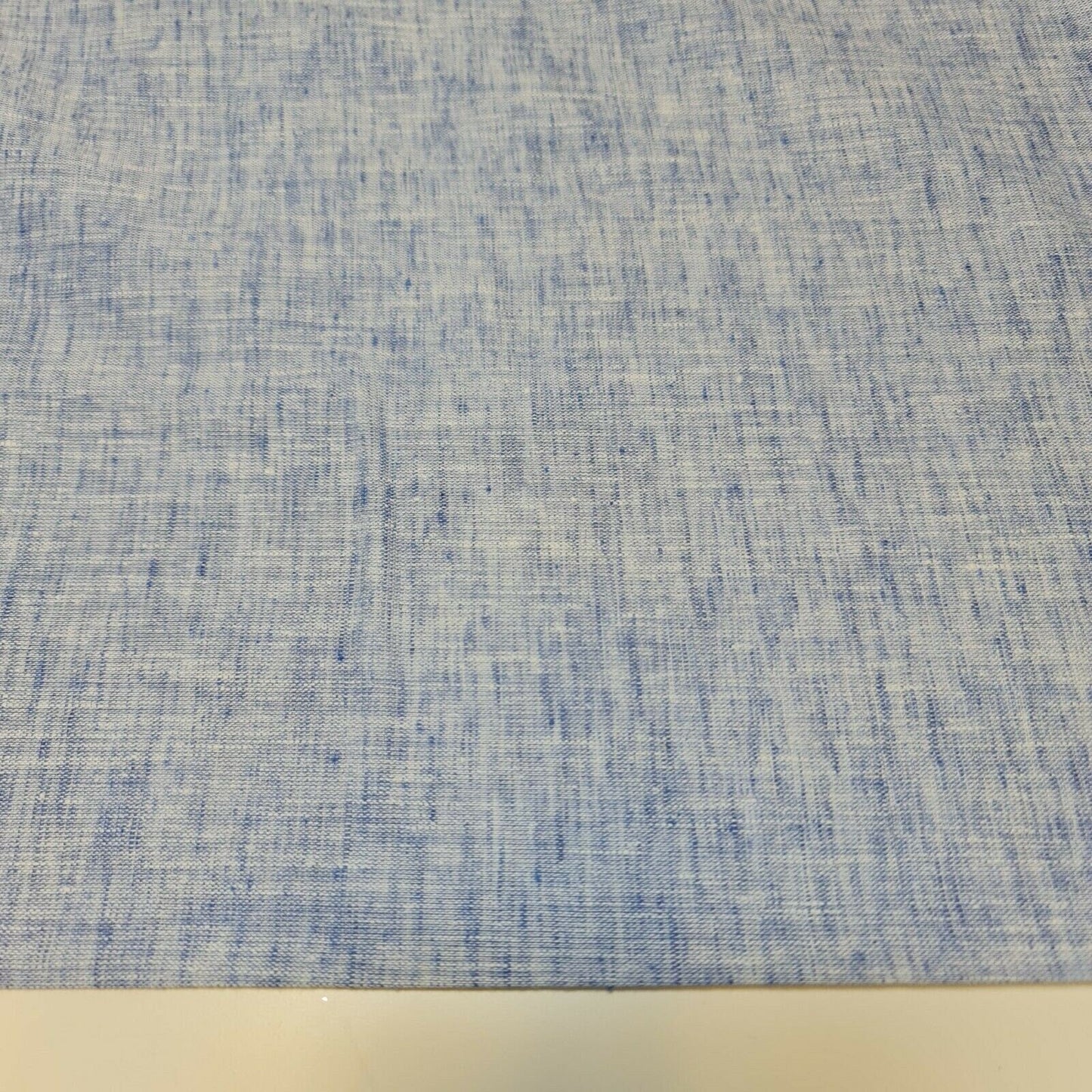 Melange Linen-Look Khadi Cotton Fabric – 44" Wide Soft Plain Material for Dress, Craft & Curtains