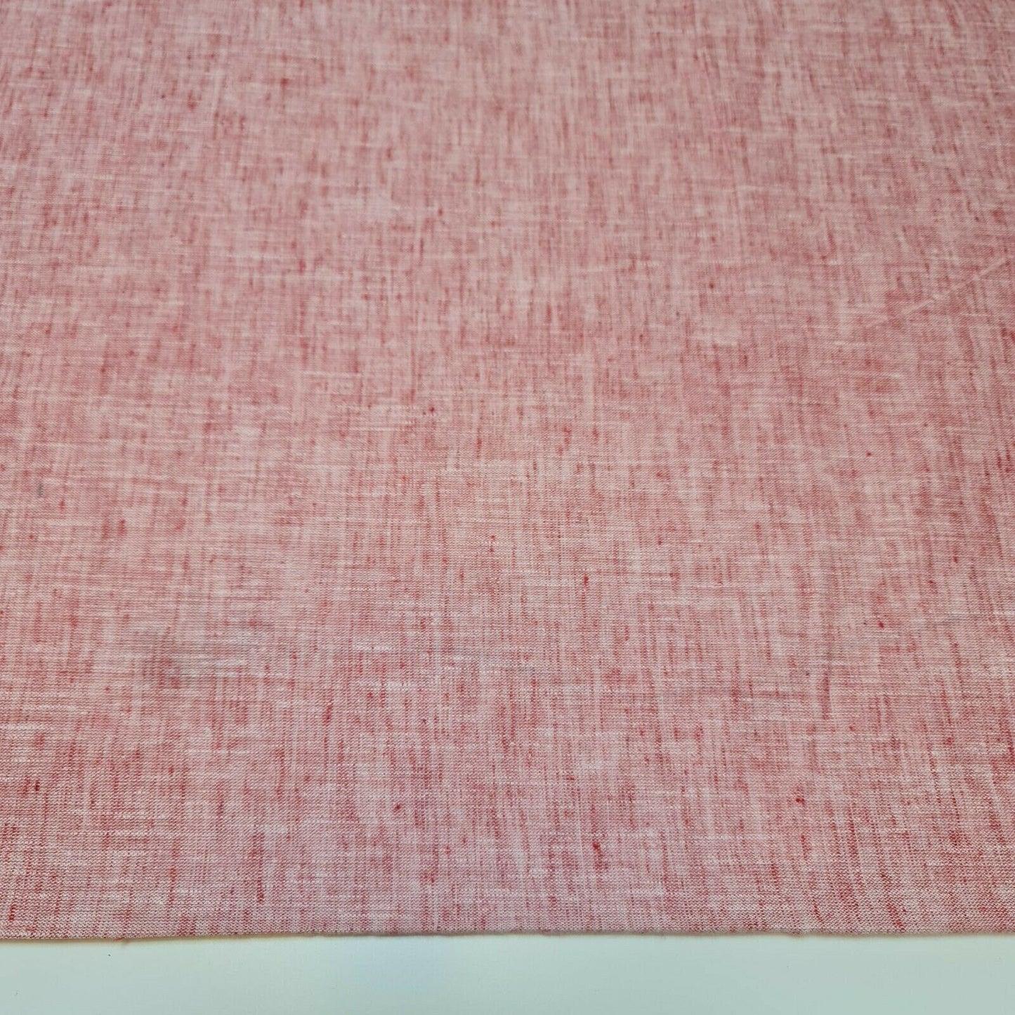 Melange Linen-Look Khadi Cotton Fabric – 44" Wide Soft Plain Material for Dress, Craft & Curtains